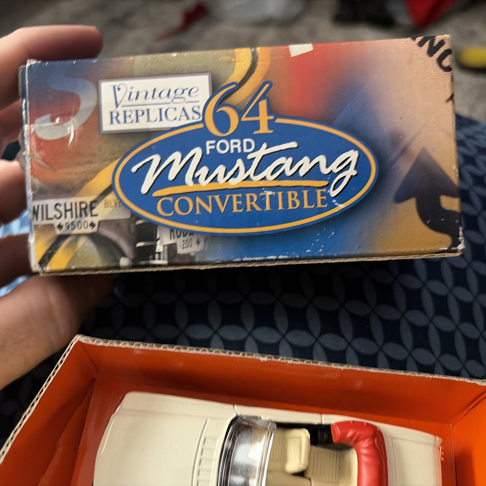 Vintage Replicas 1964 Ford Mustang Convertible Die Cast