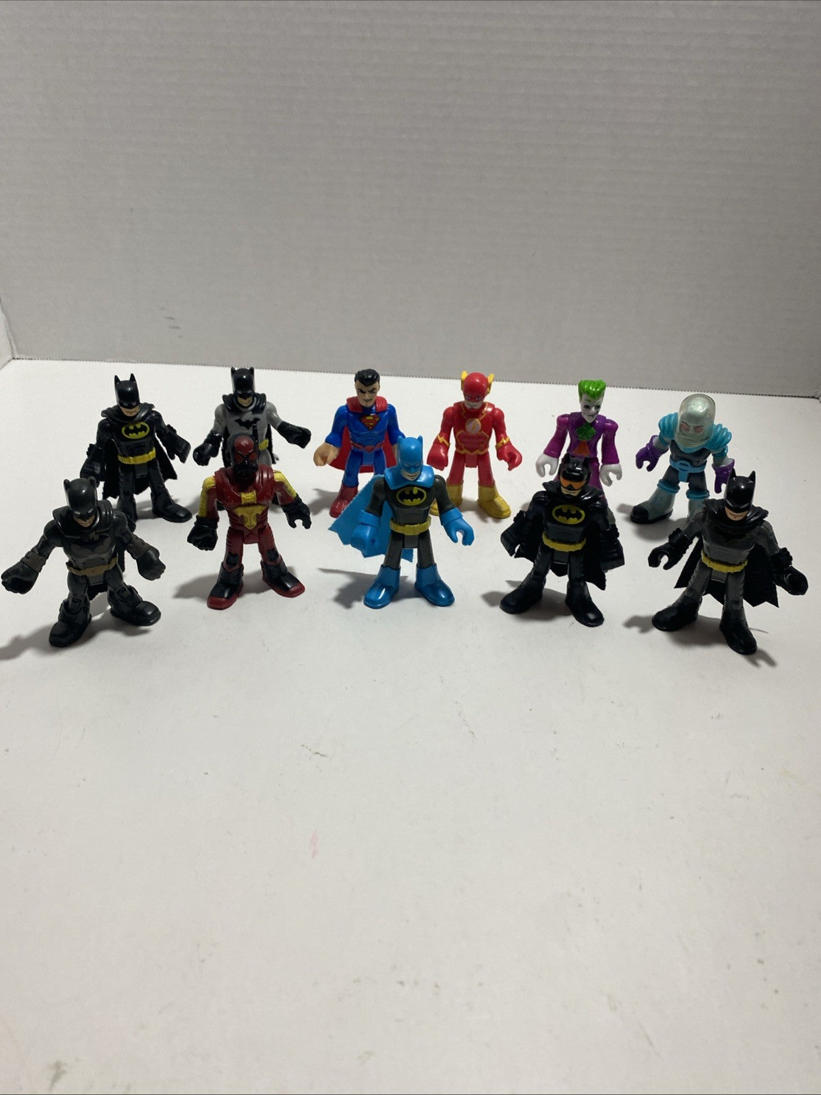 Imaginext Superhero Figures Total 11 Different Batman Superman Flash Joker