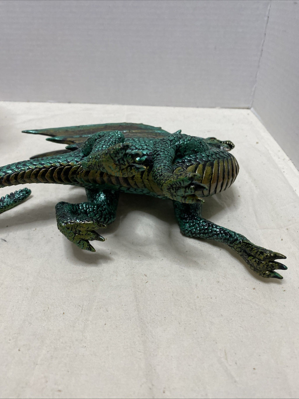 Green Dragon Myths and Marvels Figure 9"x7" Soft Rubber
