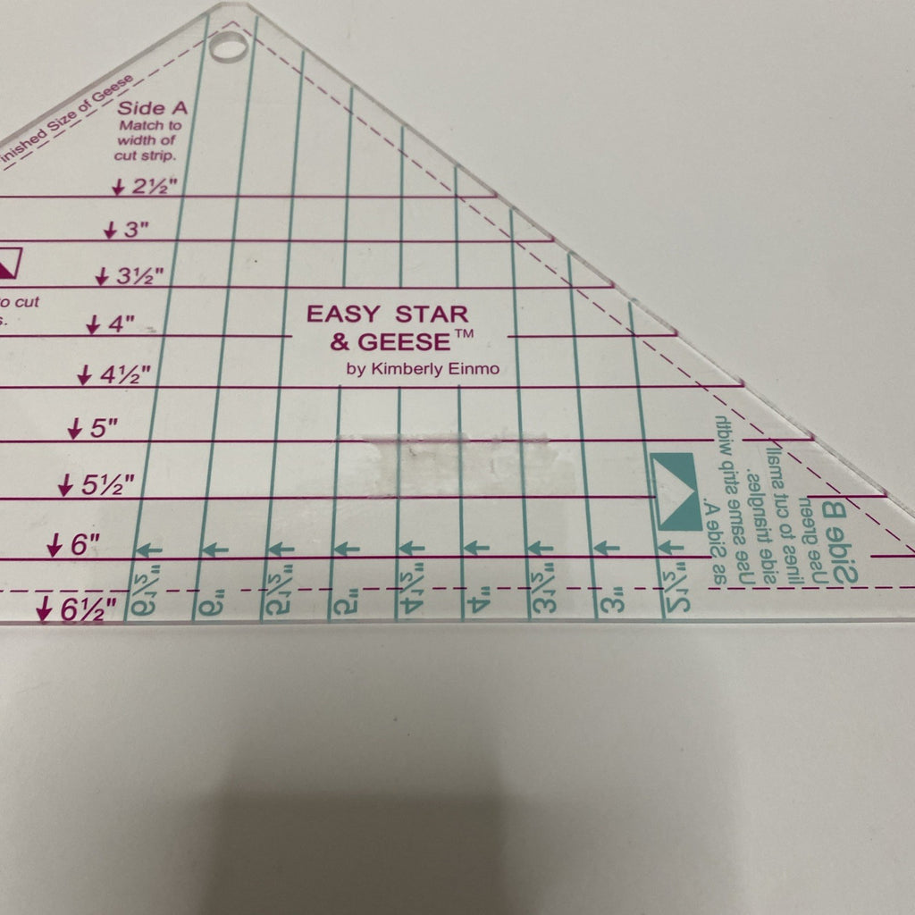 EZ Quilting Easy Star & Geese Ruler-9-1/4"X13" - 8823748
