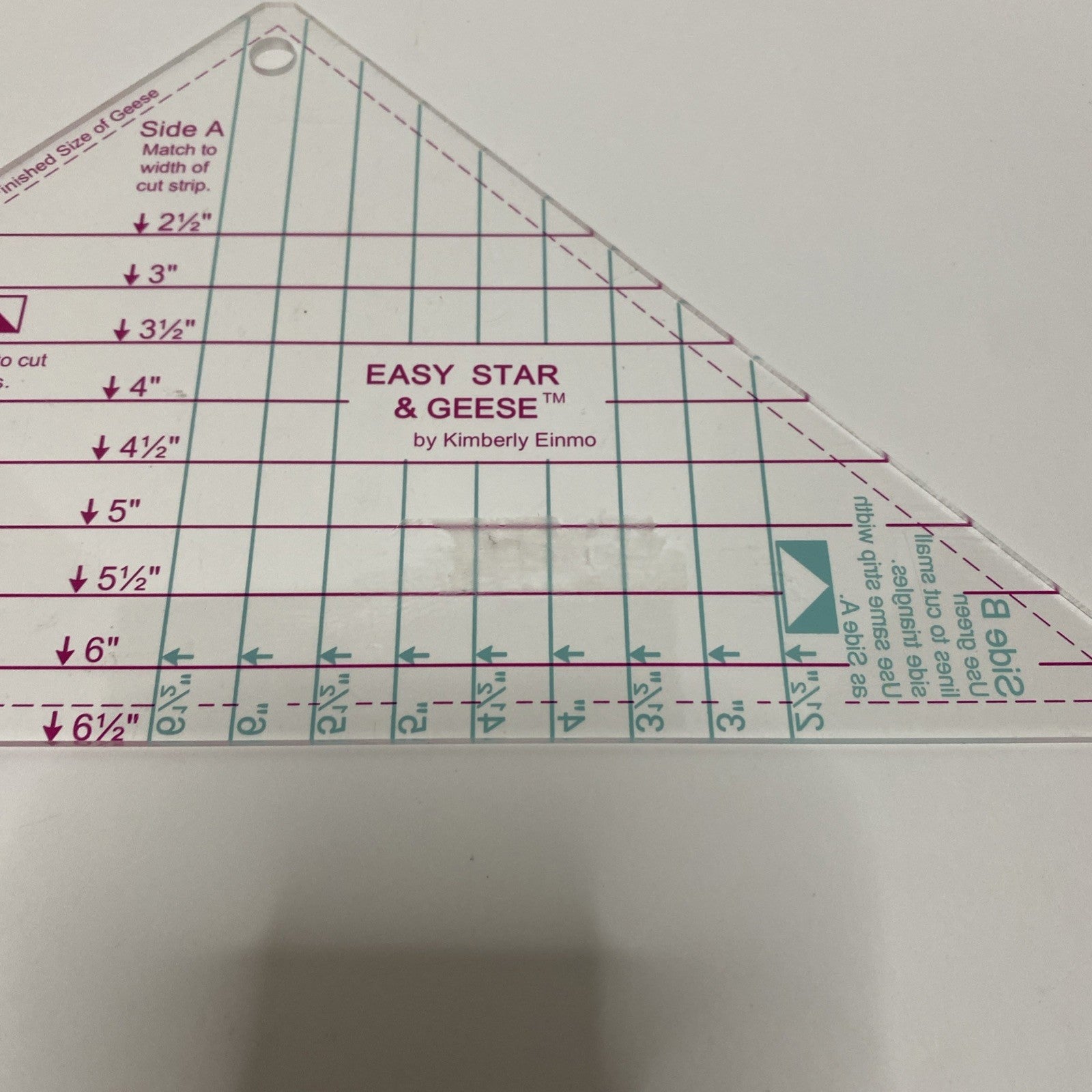 EZ Quilting Easy Star & Geese Ruler-9-1/4"X13" - 8823748