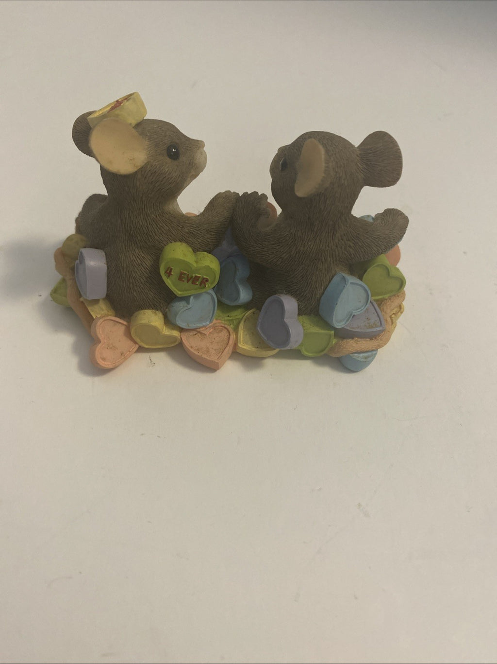 Charming Tails Fitz Floyd Mouse Figure You're My Sweet Heart