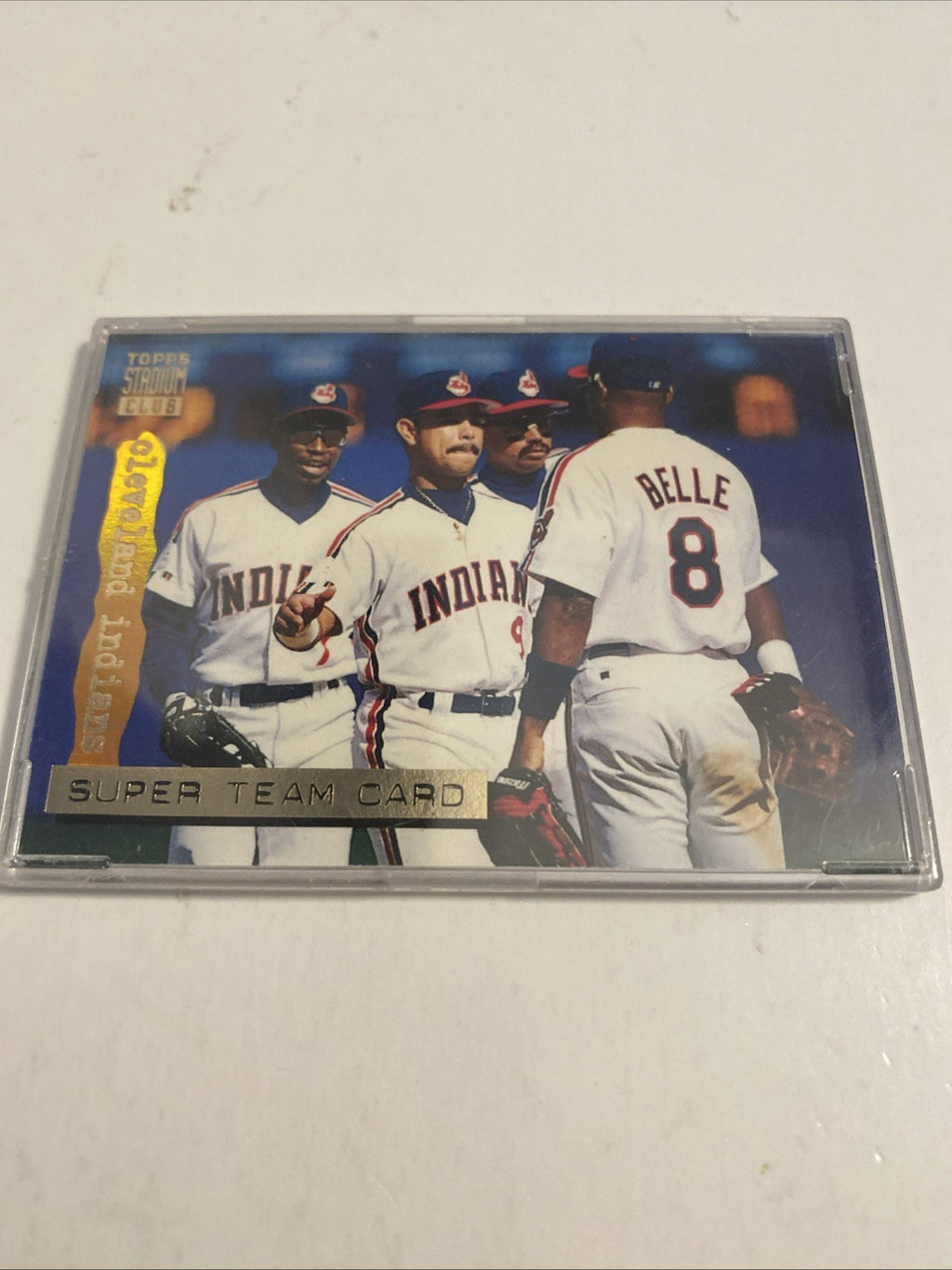 Top stadium club Cleveland Indians super team card 1993 card number 19