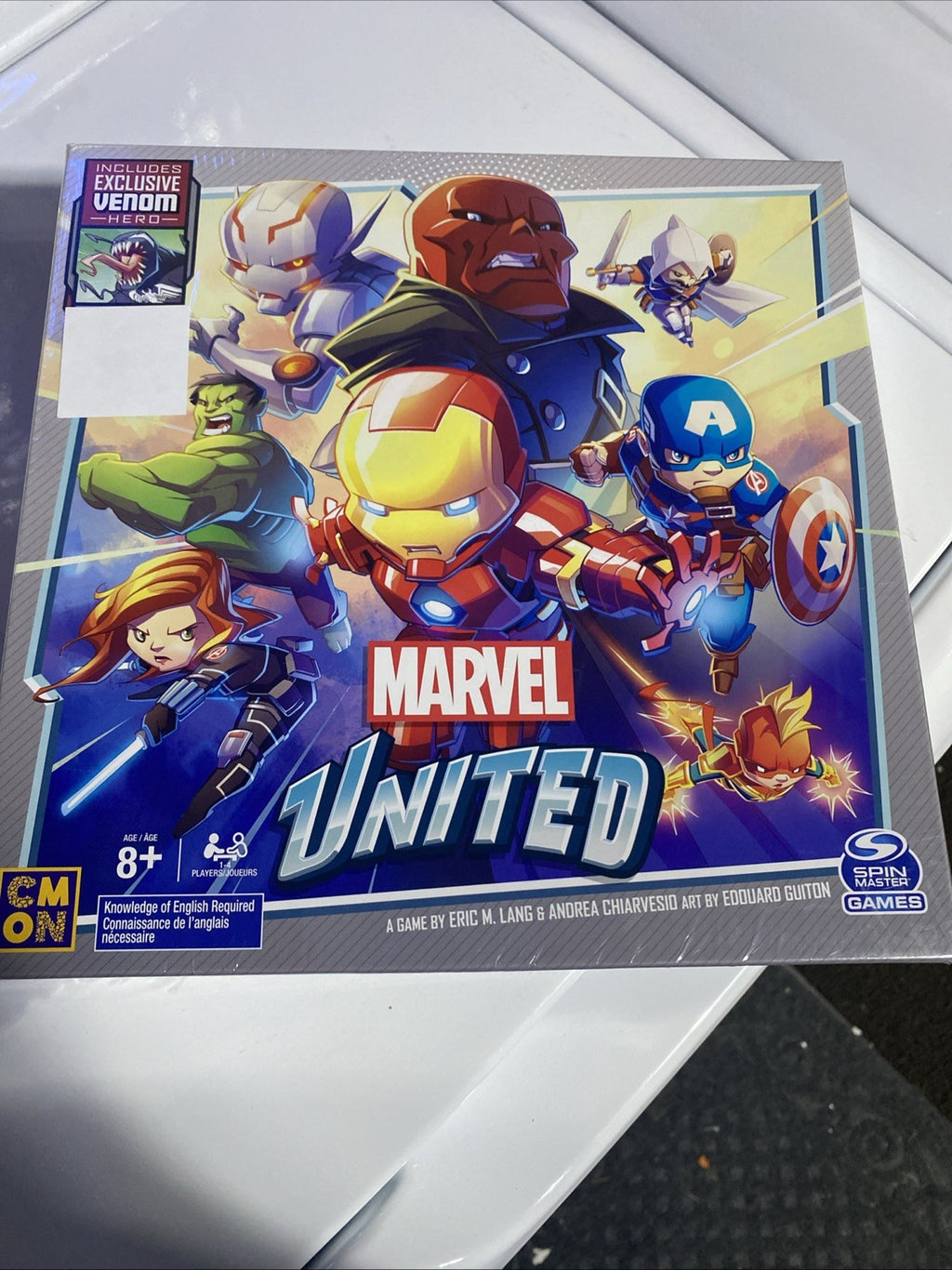 Marvel “United” Exclusive VENOM Hero Included. Spin Master Games.