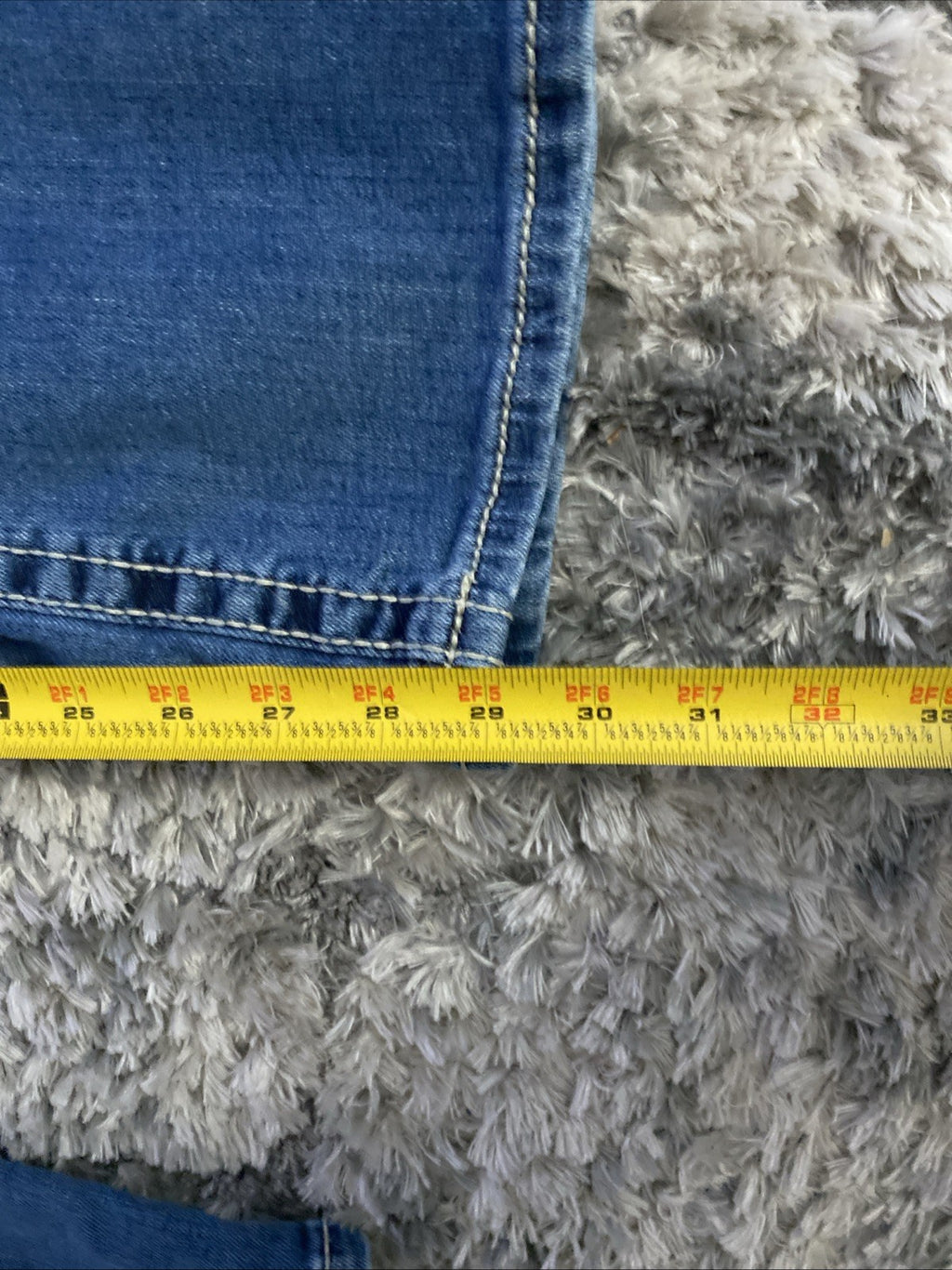 BKE Stella Women’s Low Rise Bootcut, Size 28Rx31 1/2 Blue Jeans