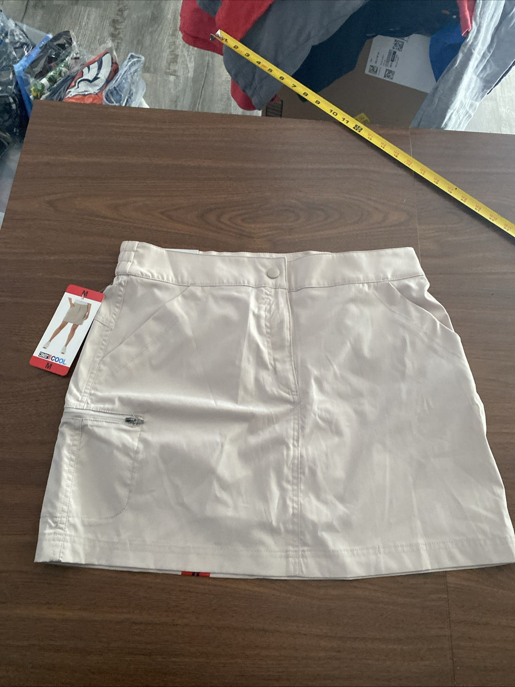 32 Degrees Cool Womens Lightweight Tech Skort Size MEDIUM Travel Summer Golf NEW