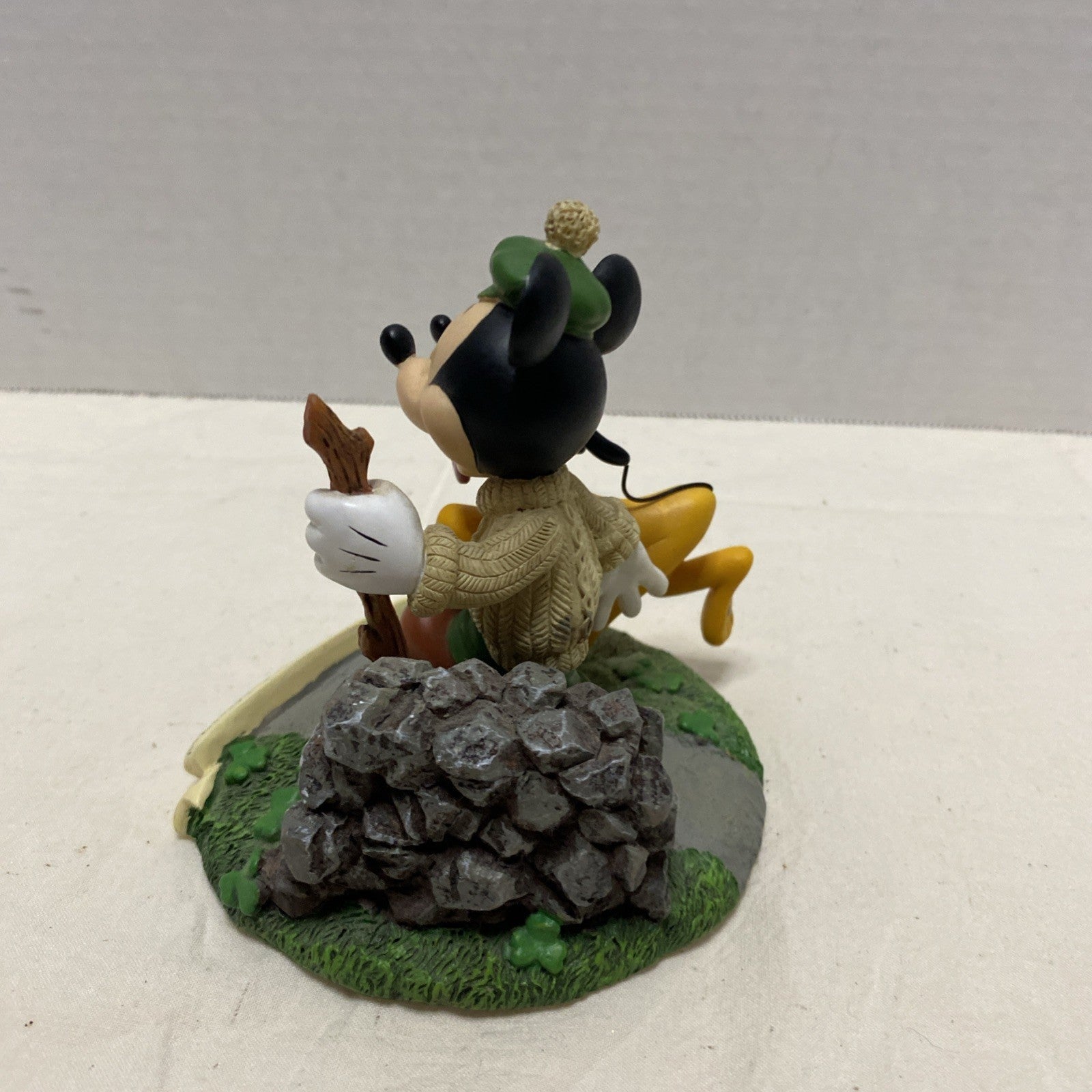 Disney Mickey Mouse With Pluto, "May The Road Rise Up To Meet You"
