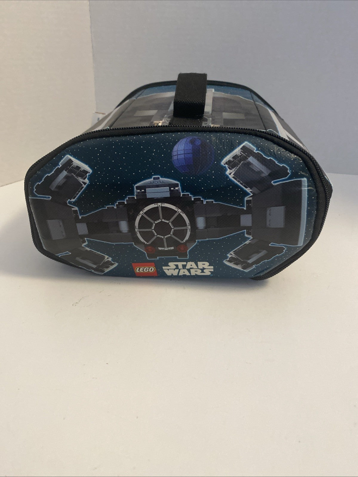 Lego Starwars Tie Fighter Zip Bin Storage Case Fold Out Play Mat 2011 Lucasfilm
