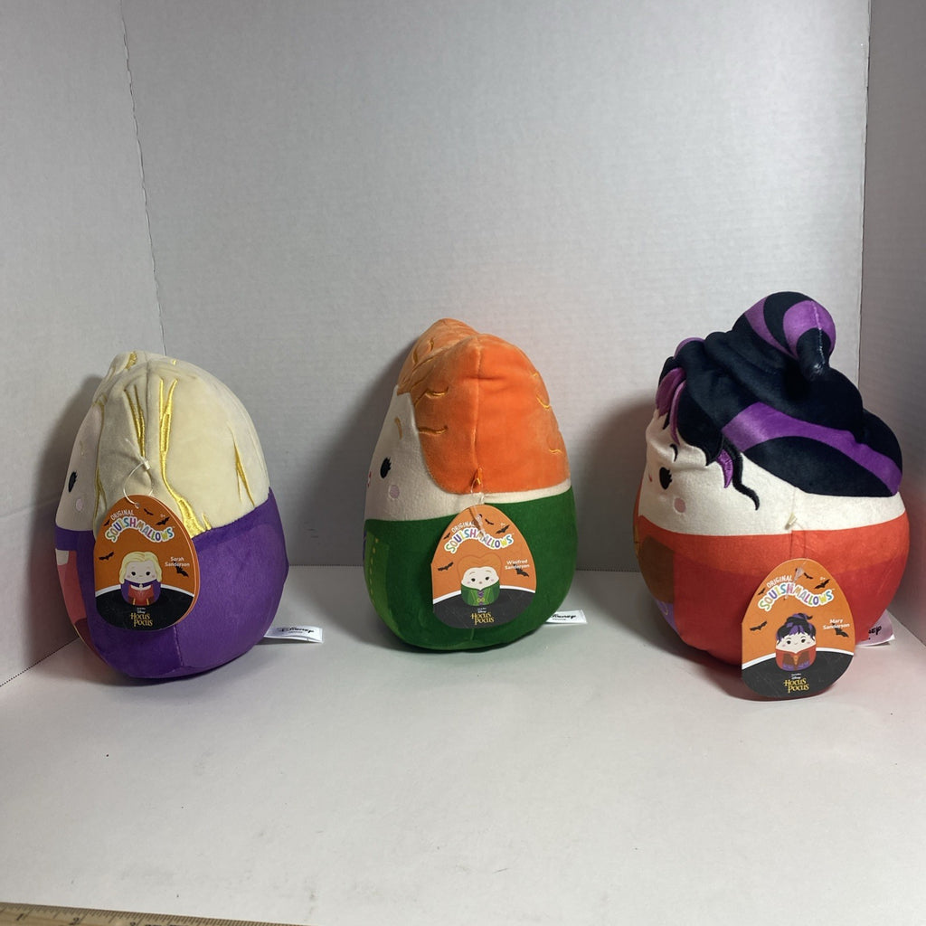 NEW Squishmallow Disney Hocus Pocus Sanderson Sisters 9 Inch Kellytoy Plush NWT