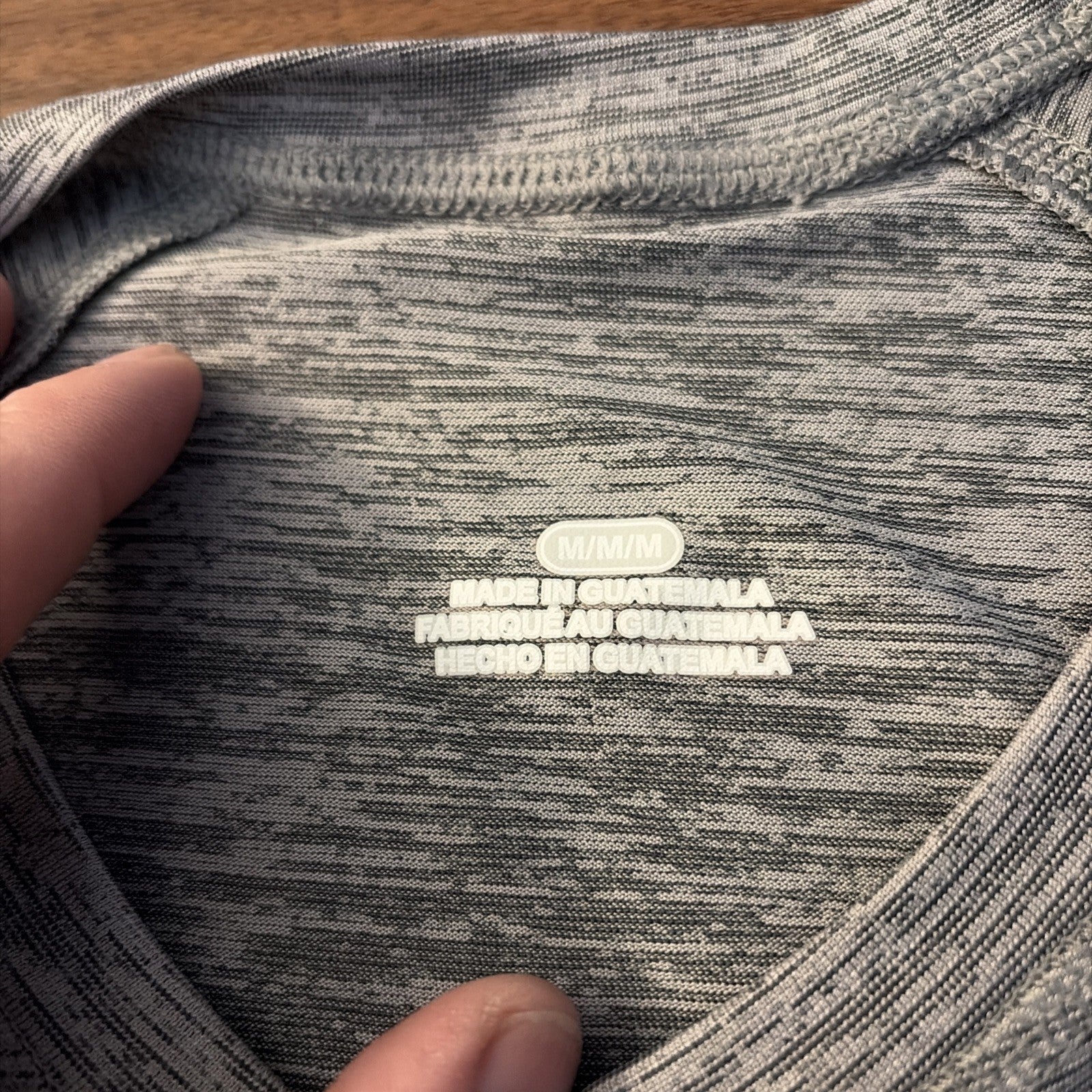 Nhl Columbus Blue Jackets Men’s Medium Sweat Wicking Gray Short Sleeve Shirt