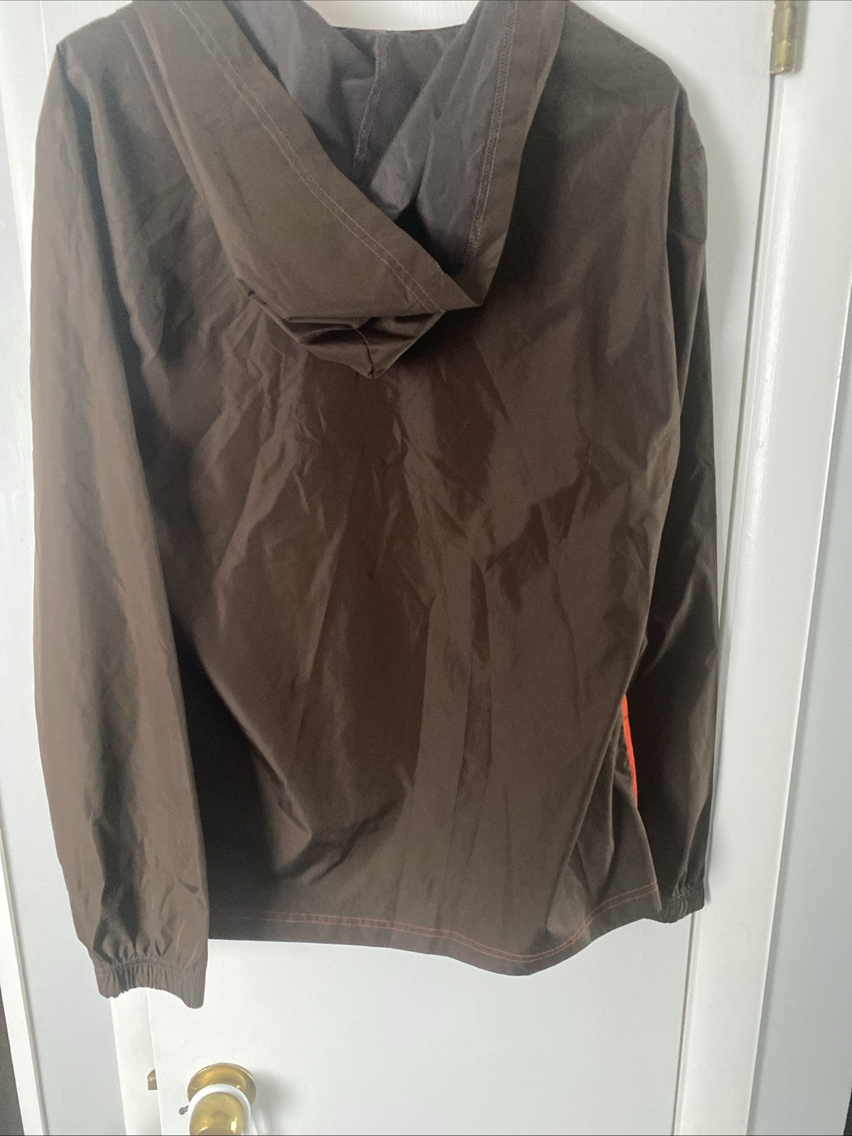 Cleveland Browns Brown, NFL Team Apparel Lightweight Windbreaker Jacket Size S