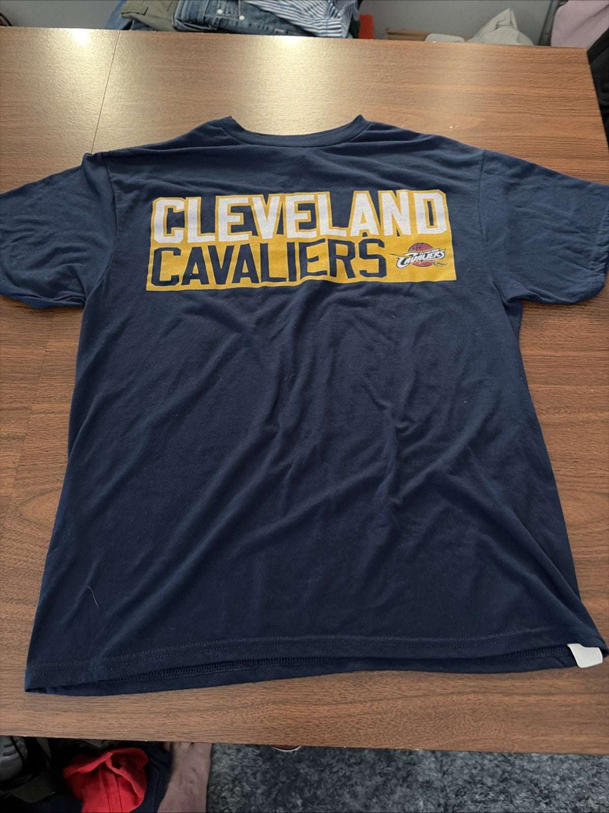 Majestic Cleveland Cavalier Youth Large Short Sleeved T-Shirt Blue 23 James