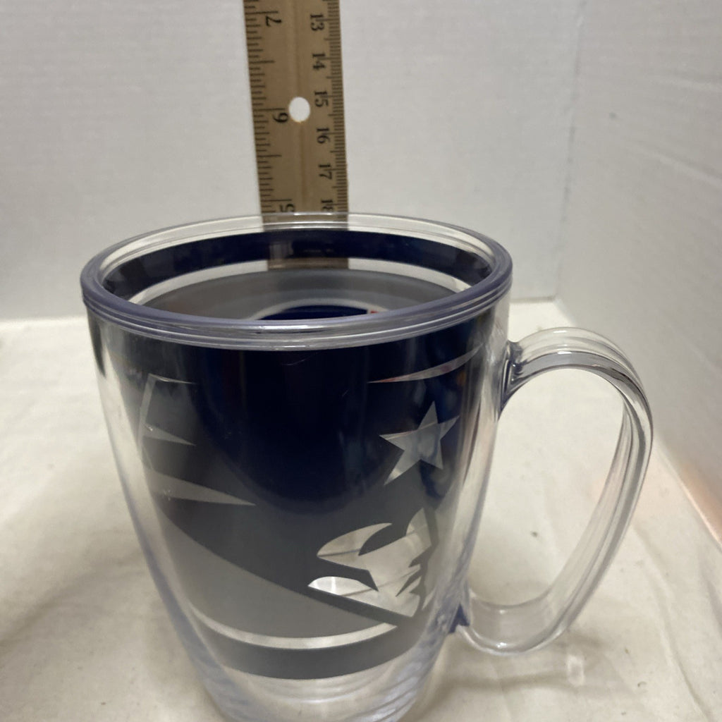 Tervis New England Patriots Gray And Navy Blue Color 24oz Mug