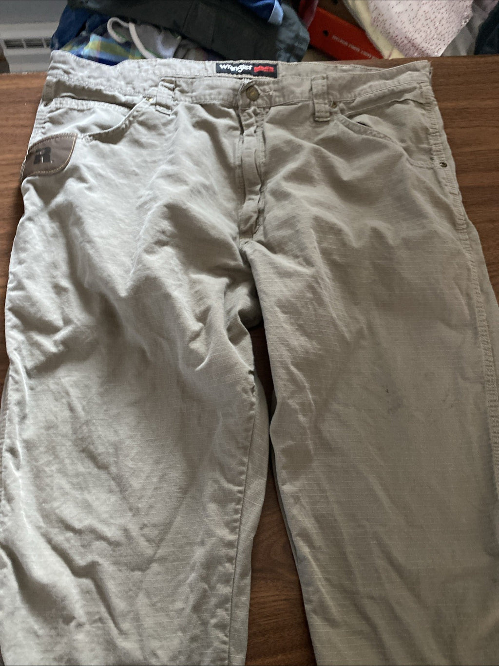 Wrangler RIGGS Workwear Pants Mens 40 x 30 Tan/Khaki Cargo