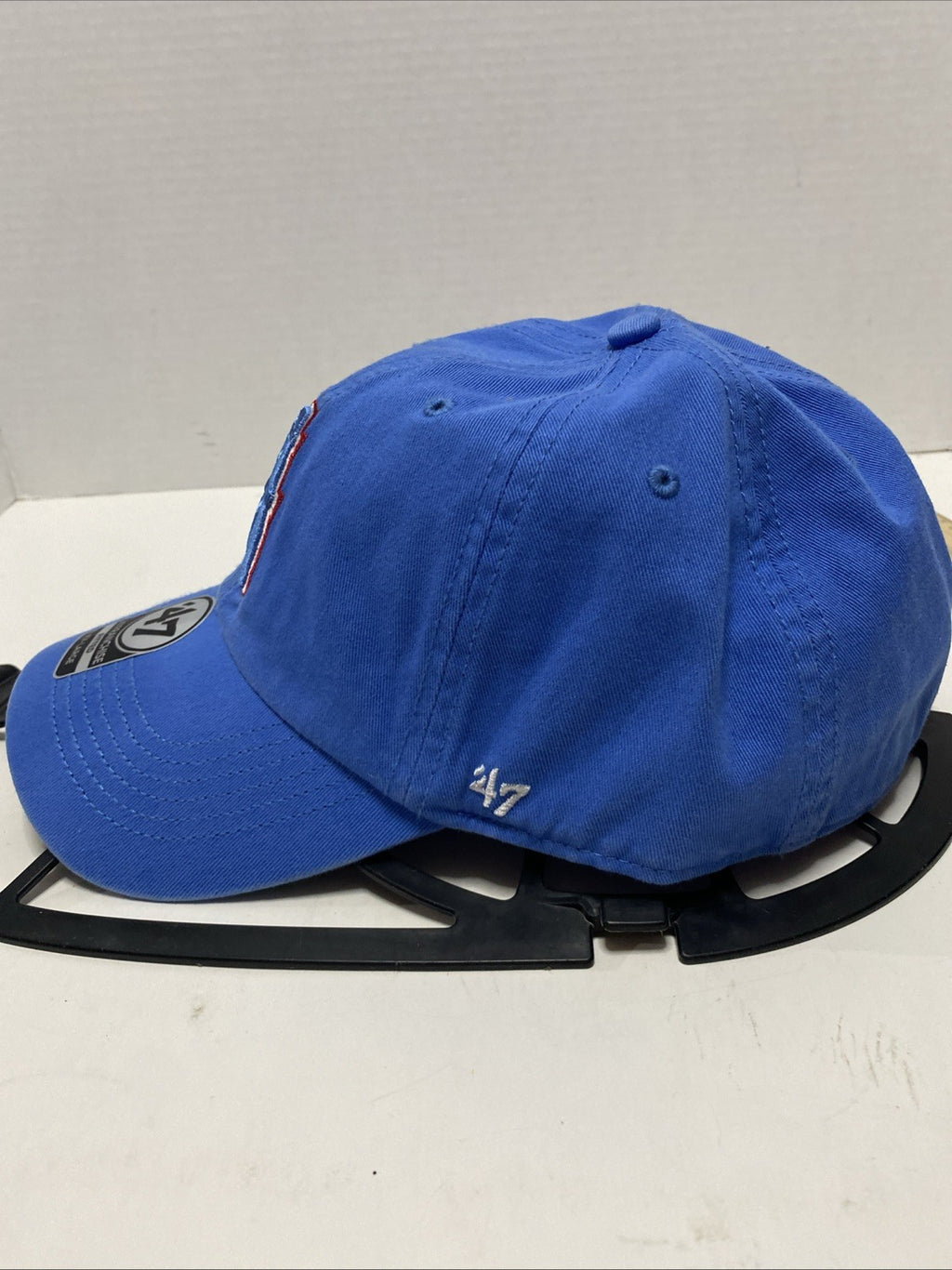 Houston Oilers ‘47 Franchise Blue Fitted Retro Throwback Dad Hat Cap Size Large