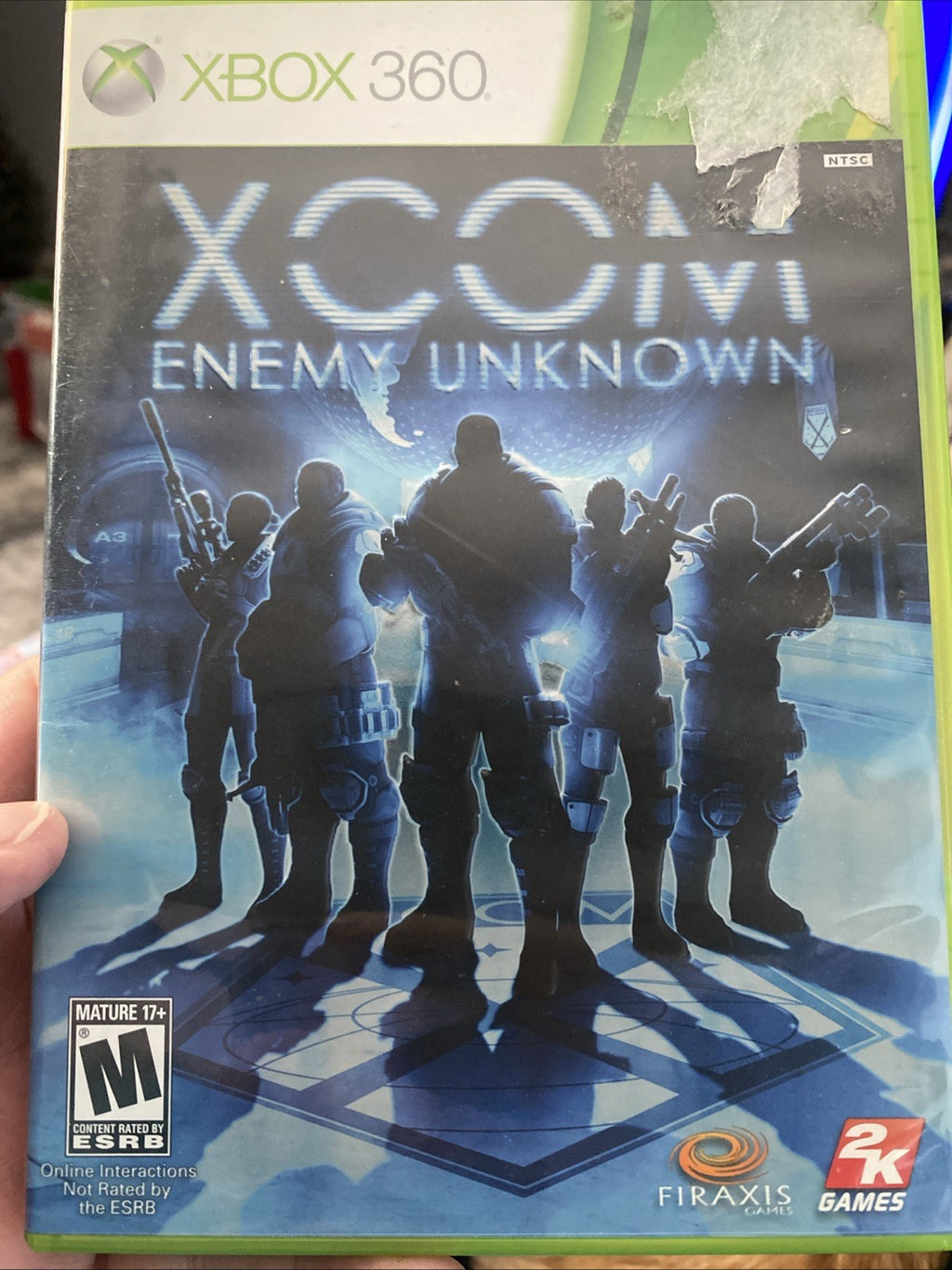 XCOM Enemy Unknown Xbox 360 Complete CIB 2012 trpg aliens turn based tactics