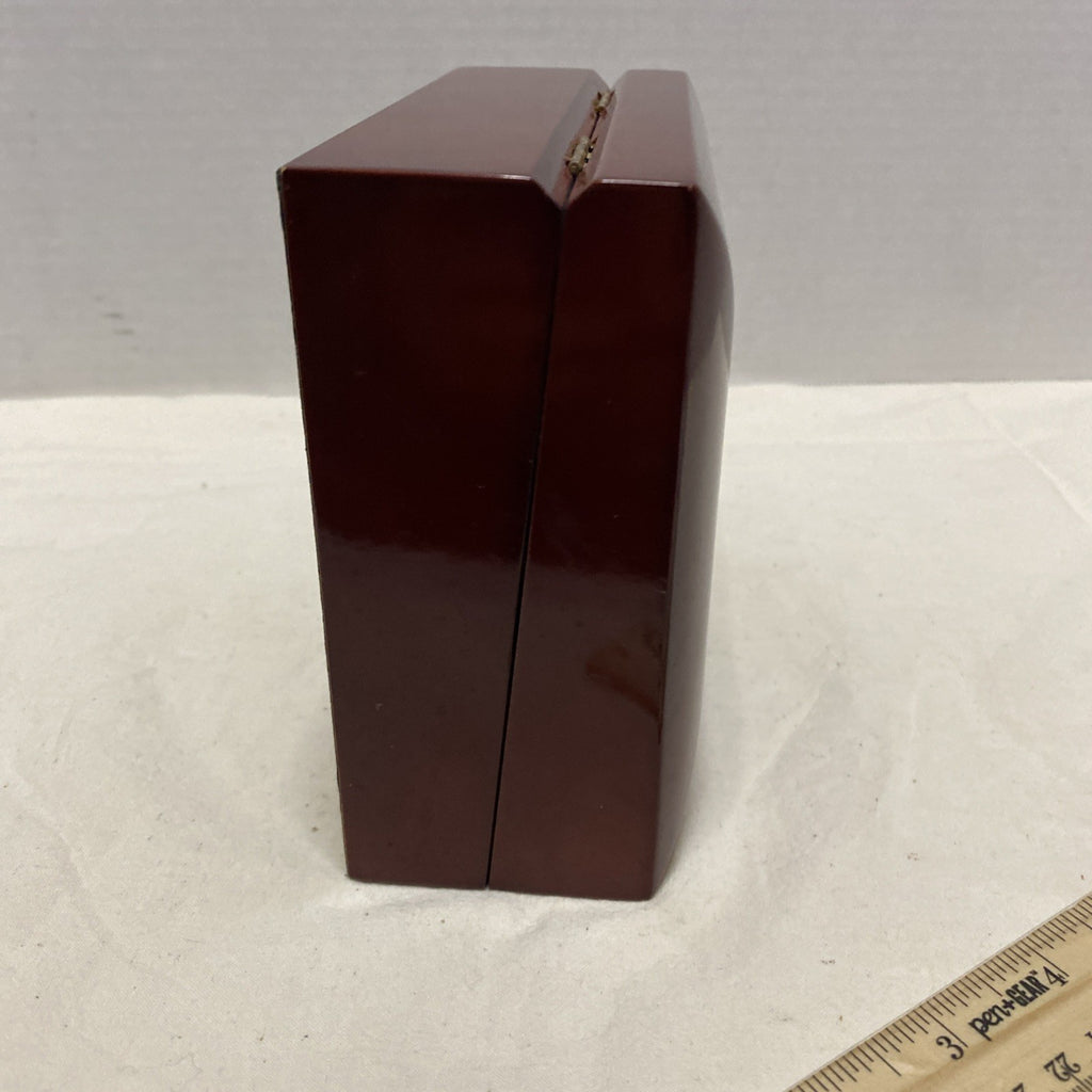 Rosewood Jewelry Box Made By Noble 6x5x2-3/4"