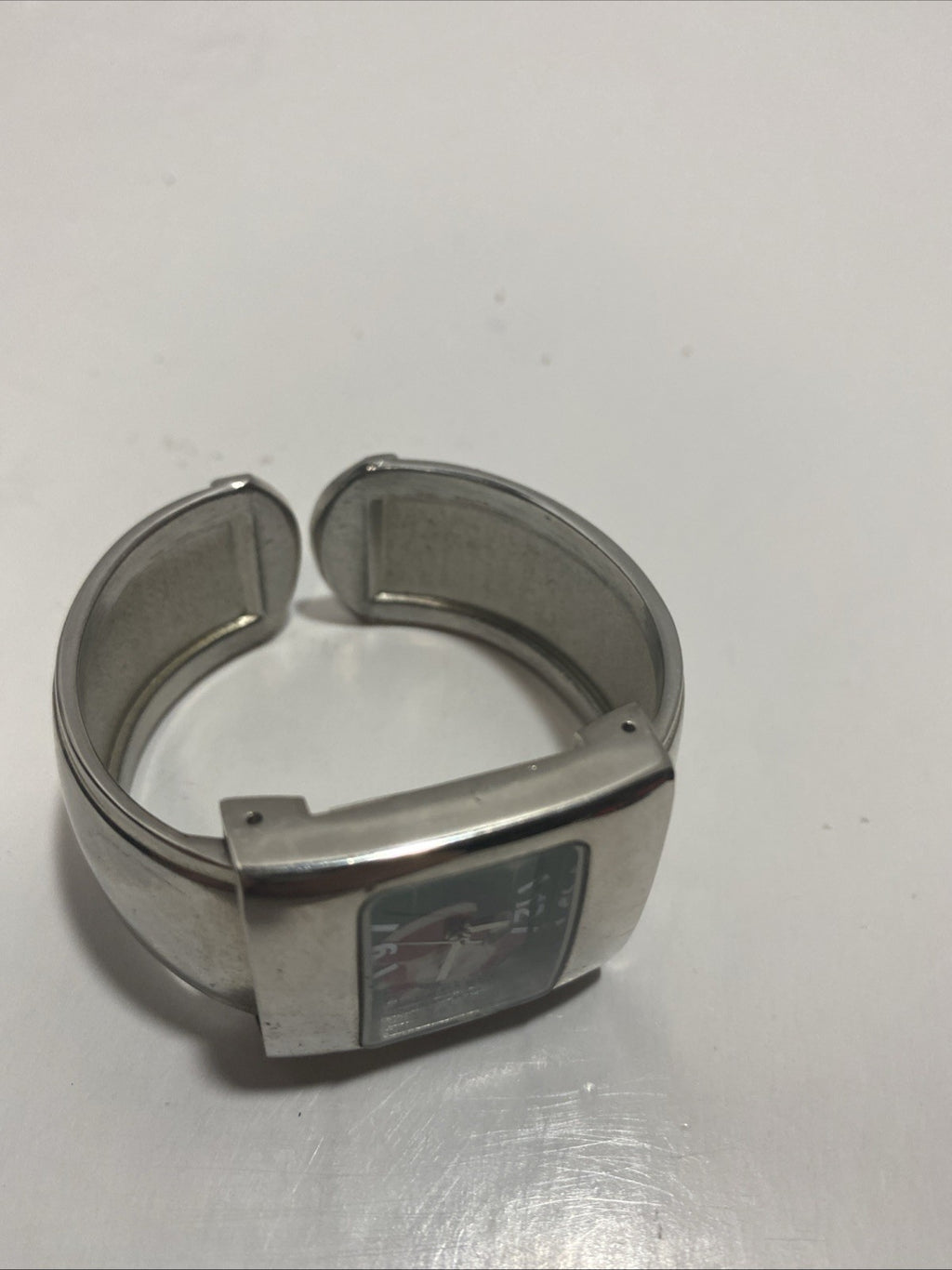 Woman's Quartz Christmas Cuff Watch