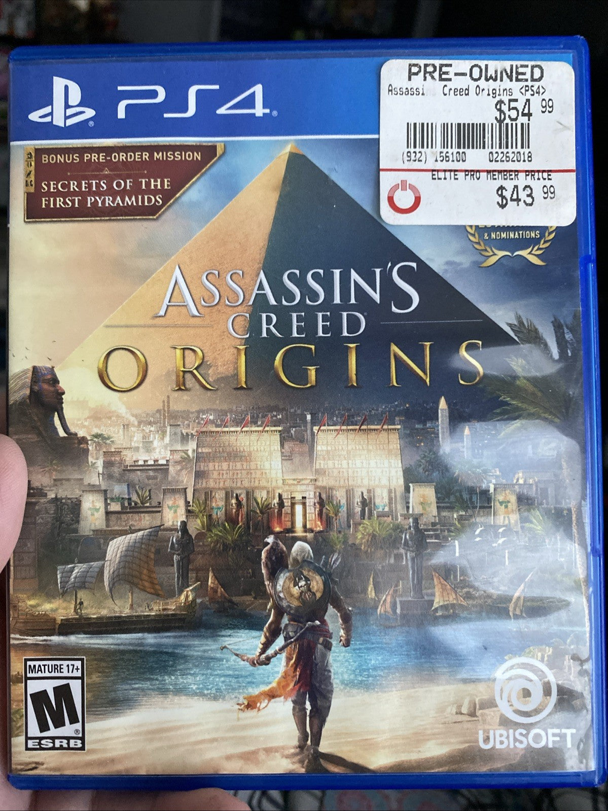 Assassin's Creed Origins Sony PlayStation 4 Game with Case