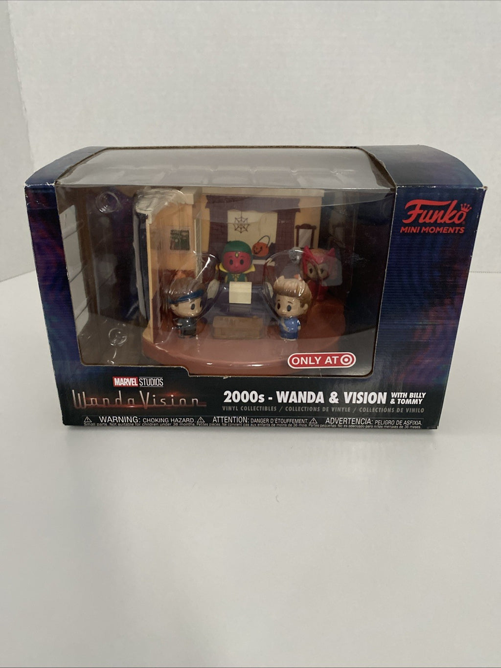Funko Mini Moments-Wandavision 2000's- Wanda & Vision w/Billy & Tommy- NIB