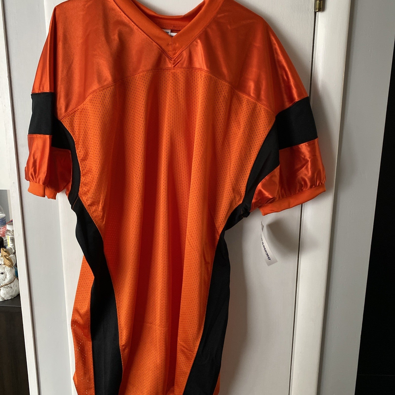 Champro Sports Men’s Jersey Football Orange And Black 2X