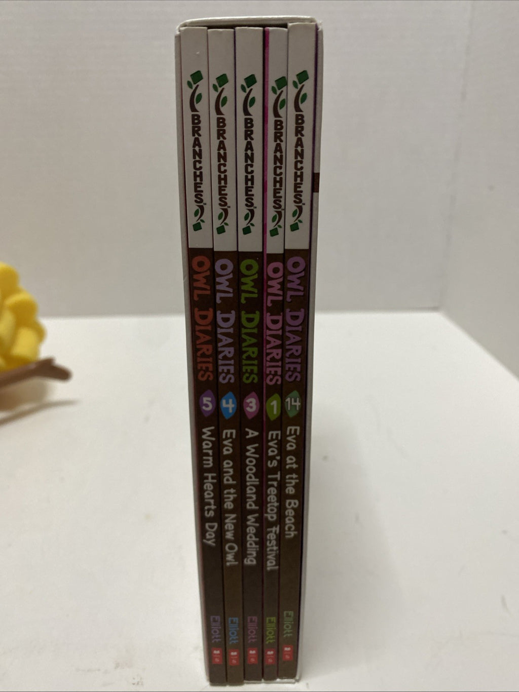 Owl Diaries, Books 1,3,4,5,14 a Branches Box Set by Rebecca Elliott (2016)