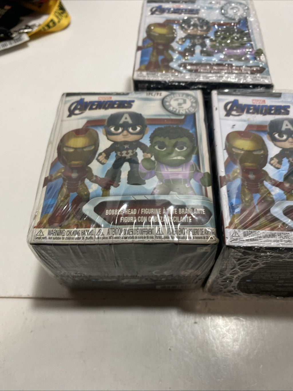 3x Funko Marvel Comics Avengers Mystery Minis Figure Sealed Lot Of 3