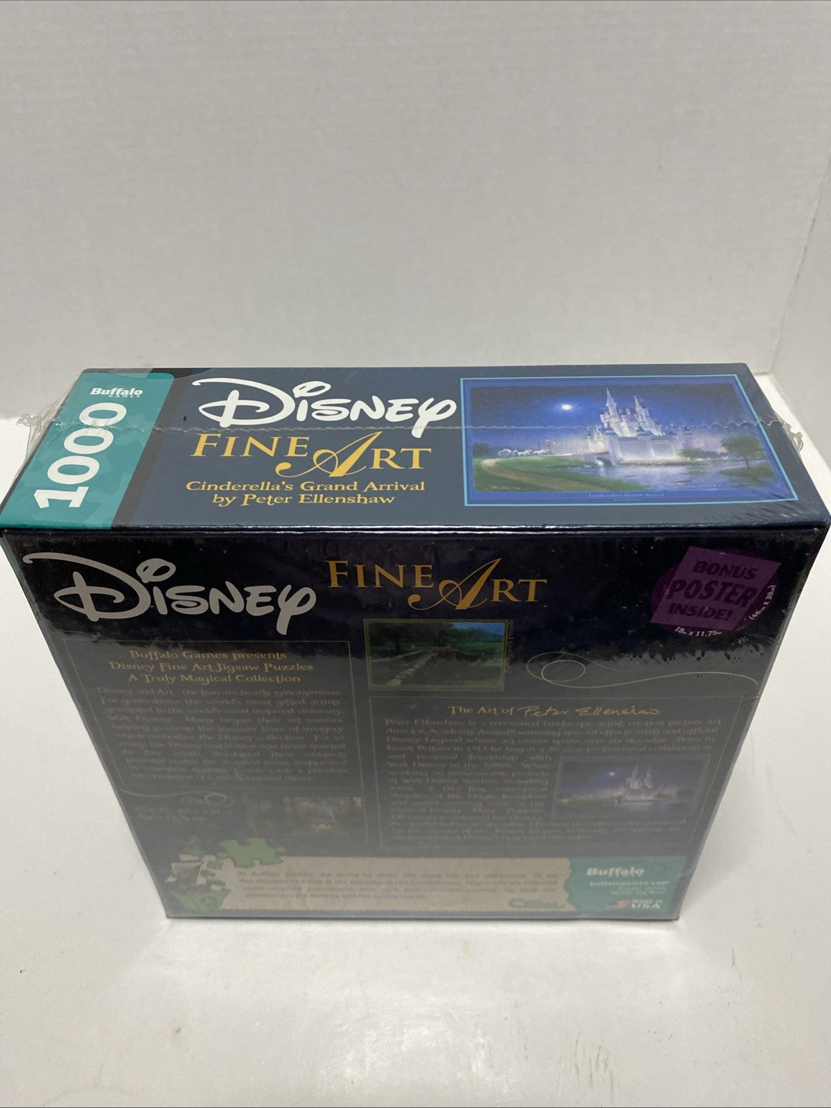 Disney Fine Art Cinderella's Grand Arrival 1000 Piece Puzzle by Peter Ellenshaw