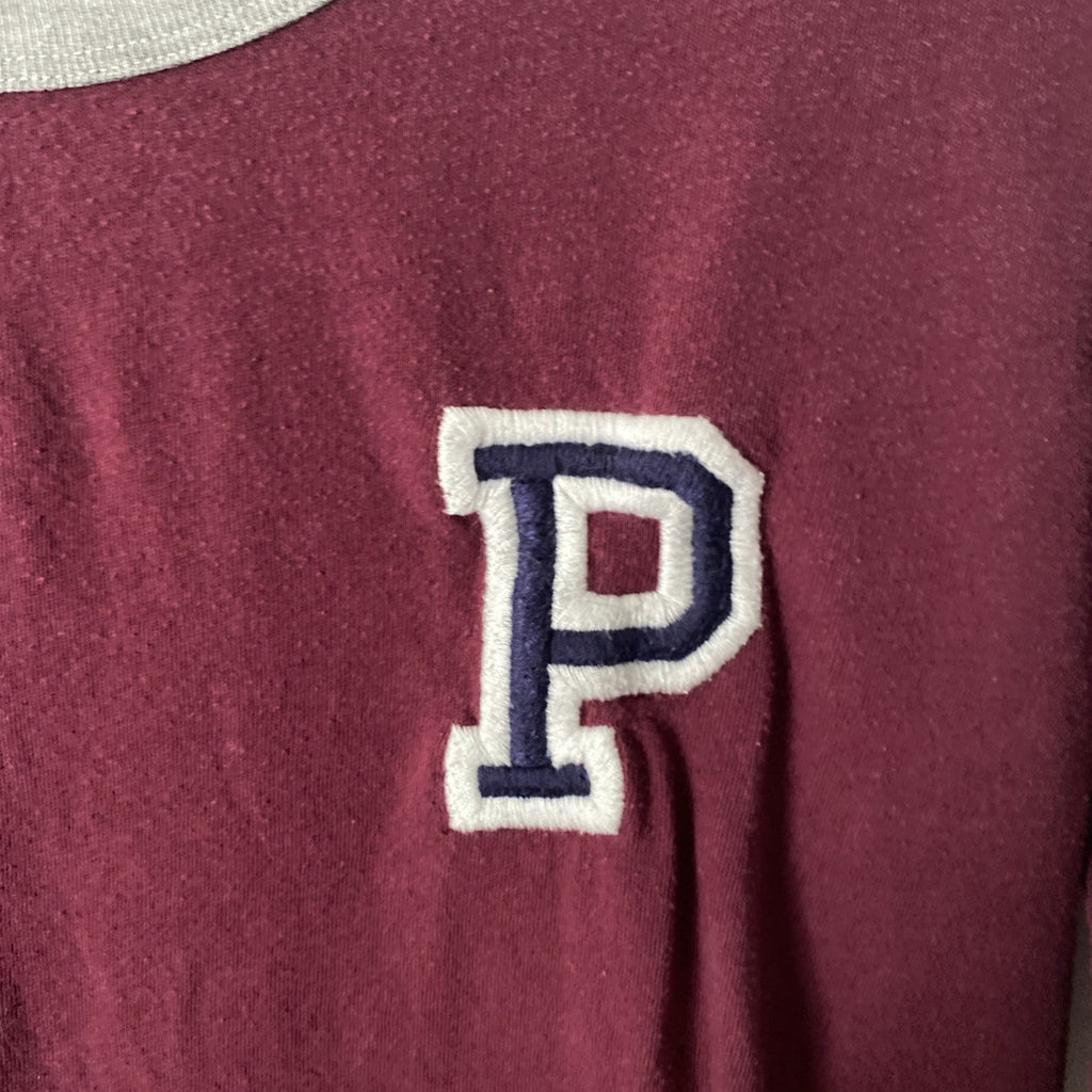 VICTORIAS SECRET PINK CAMPUS LONG SLEEVE TEE TOP loose fit XS. D-13