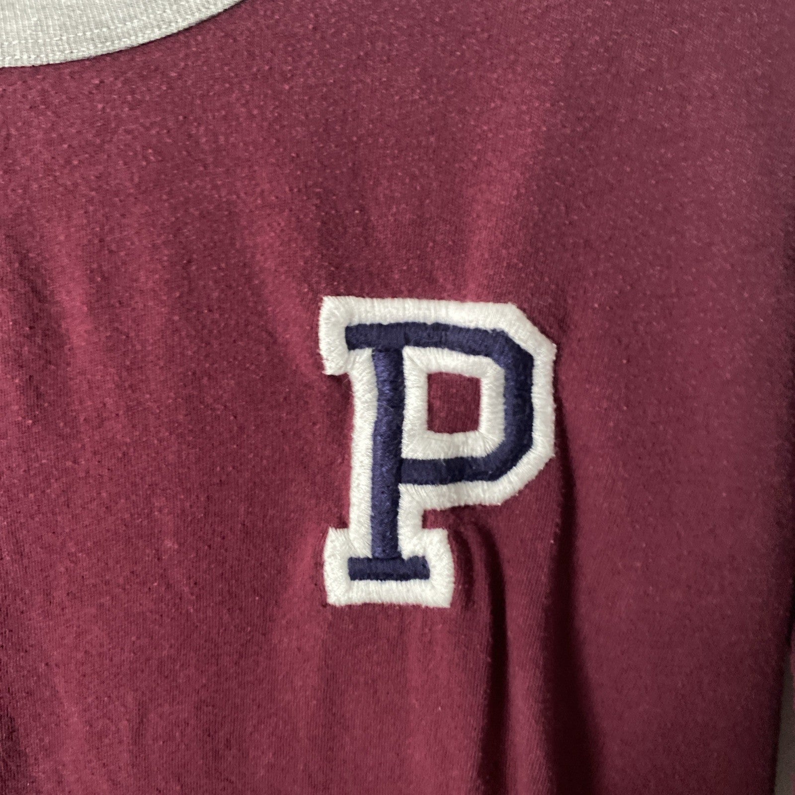 VICTORIAS SECRET PINK CAMPUS LONG SLEEVE TEE TOP loose fit XS. D-13
