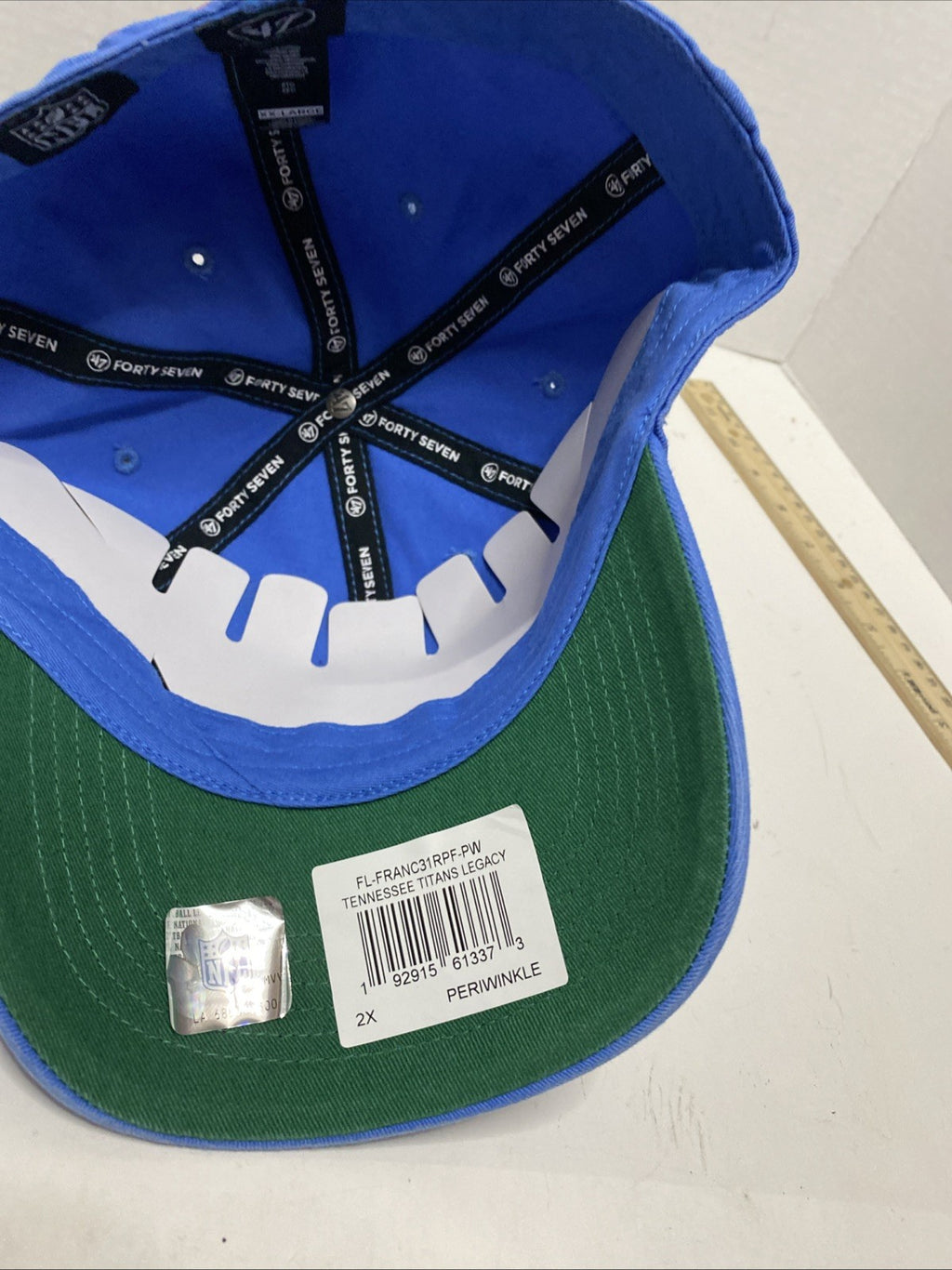 Houston Oilers ‘47 Franchise Blue Fitted Retro Throwback Dad Hat Cap Size Large