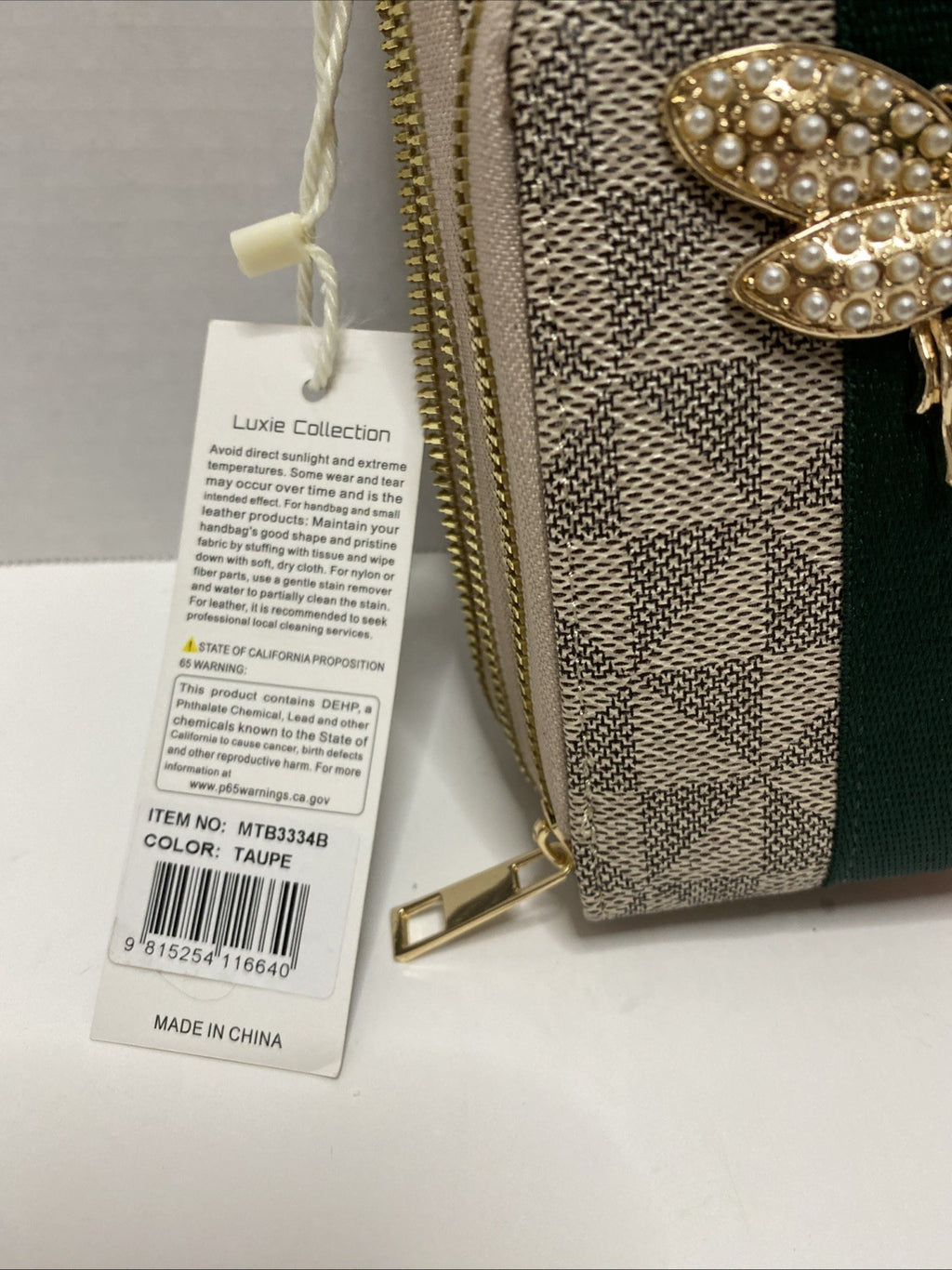 Lexie Collection Honey Bee Multi Compartments Cell Phone & Crossbody Bag