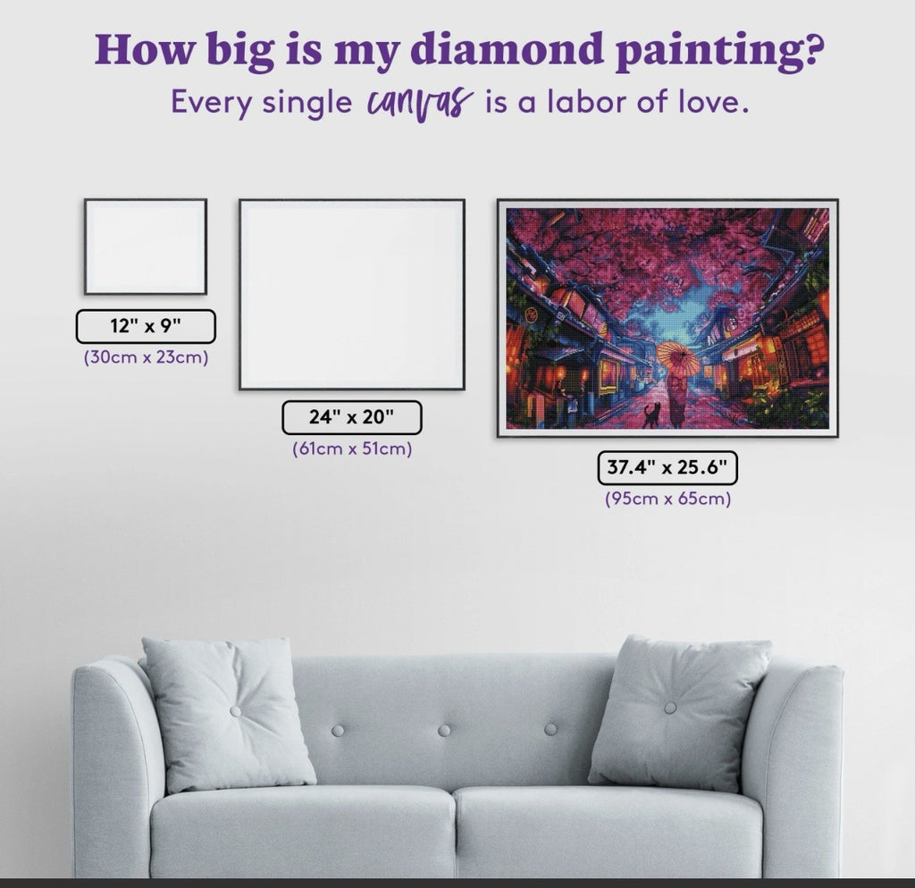 New Diamond Art Club kit “Sakura Festival” by Yuumei Art