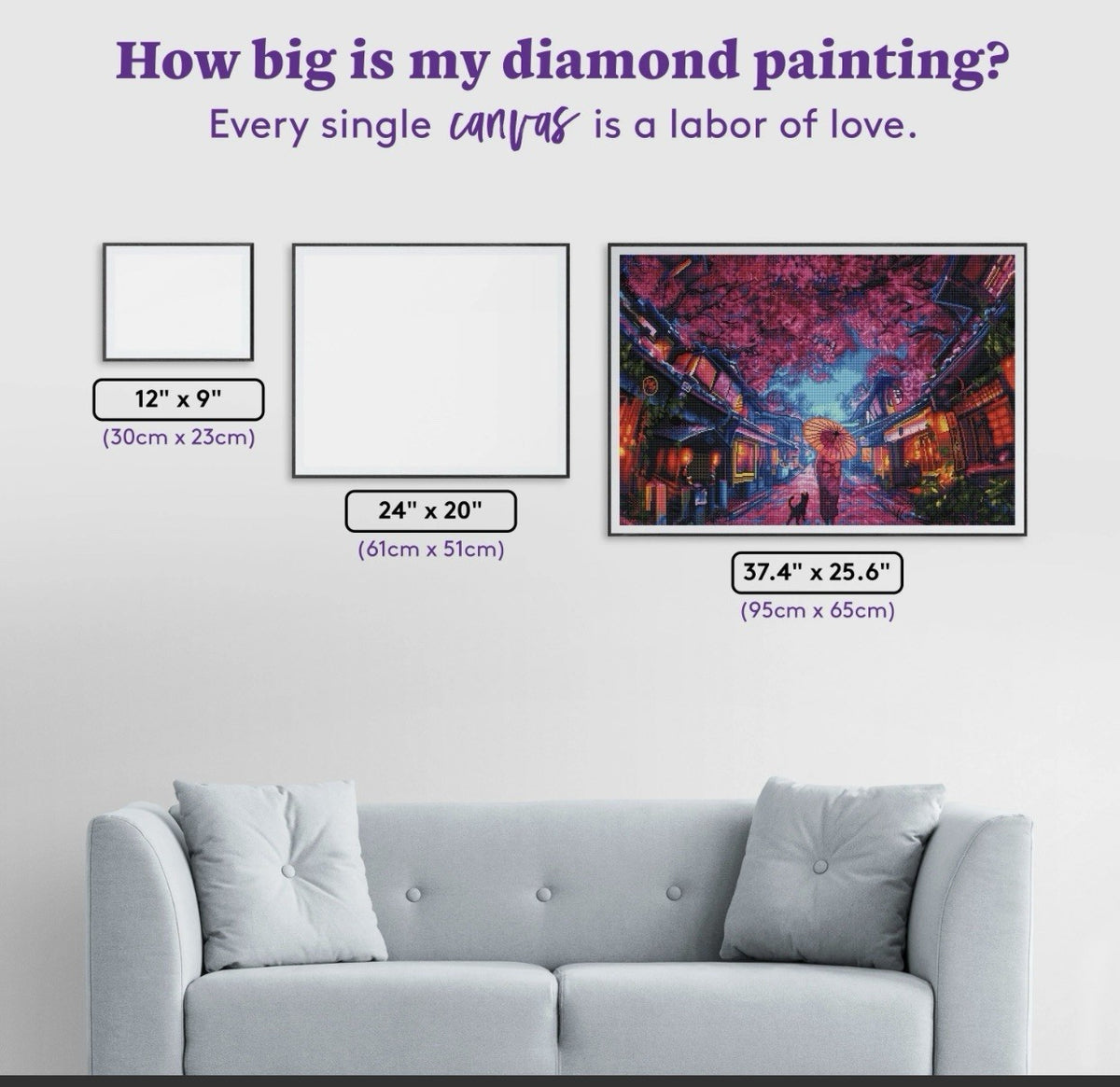 New Diamond Art Club kit “Sakura Festival” by Yuumei Art