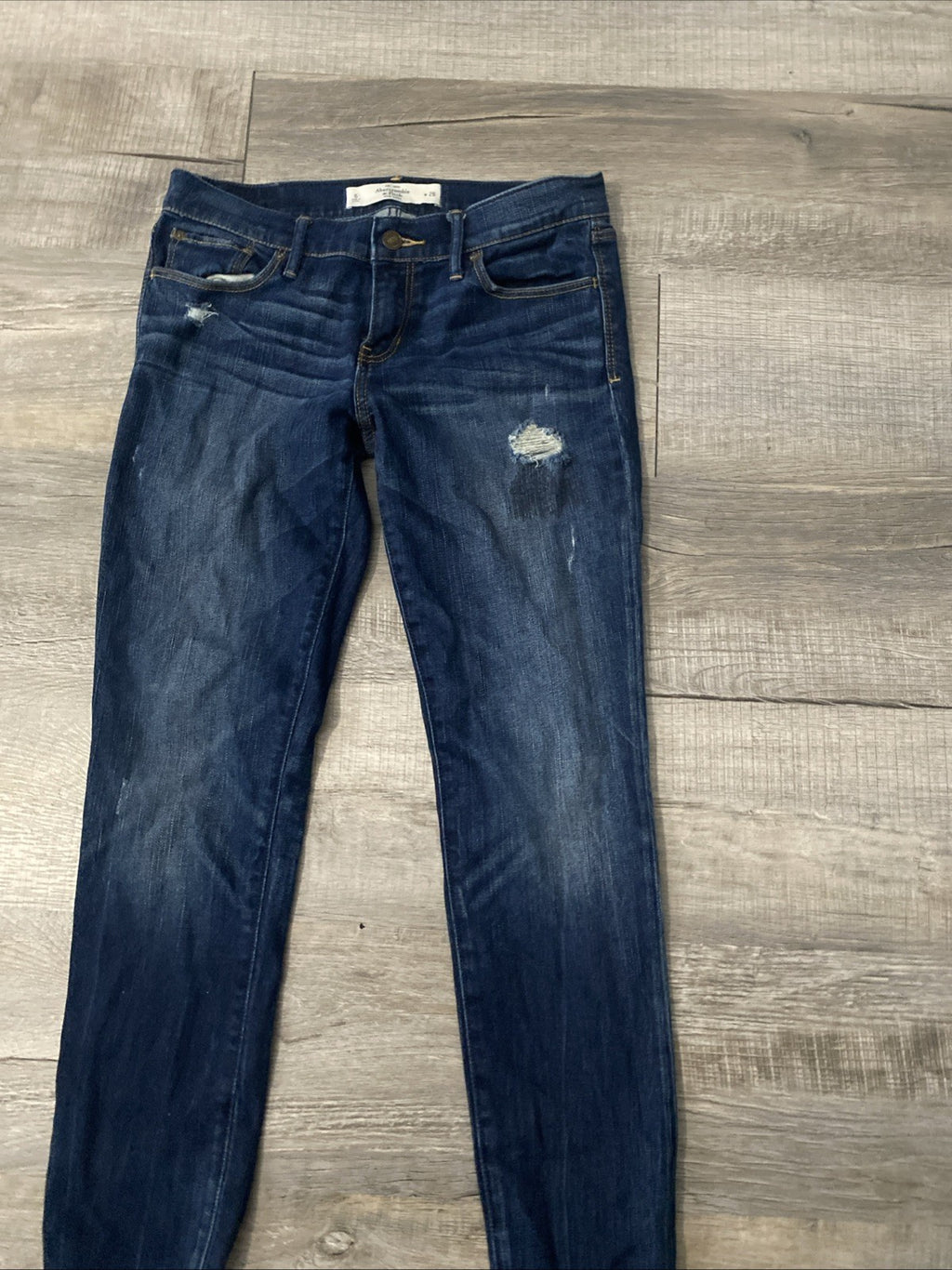A&F Light Wash Skinny Jeans