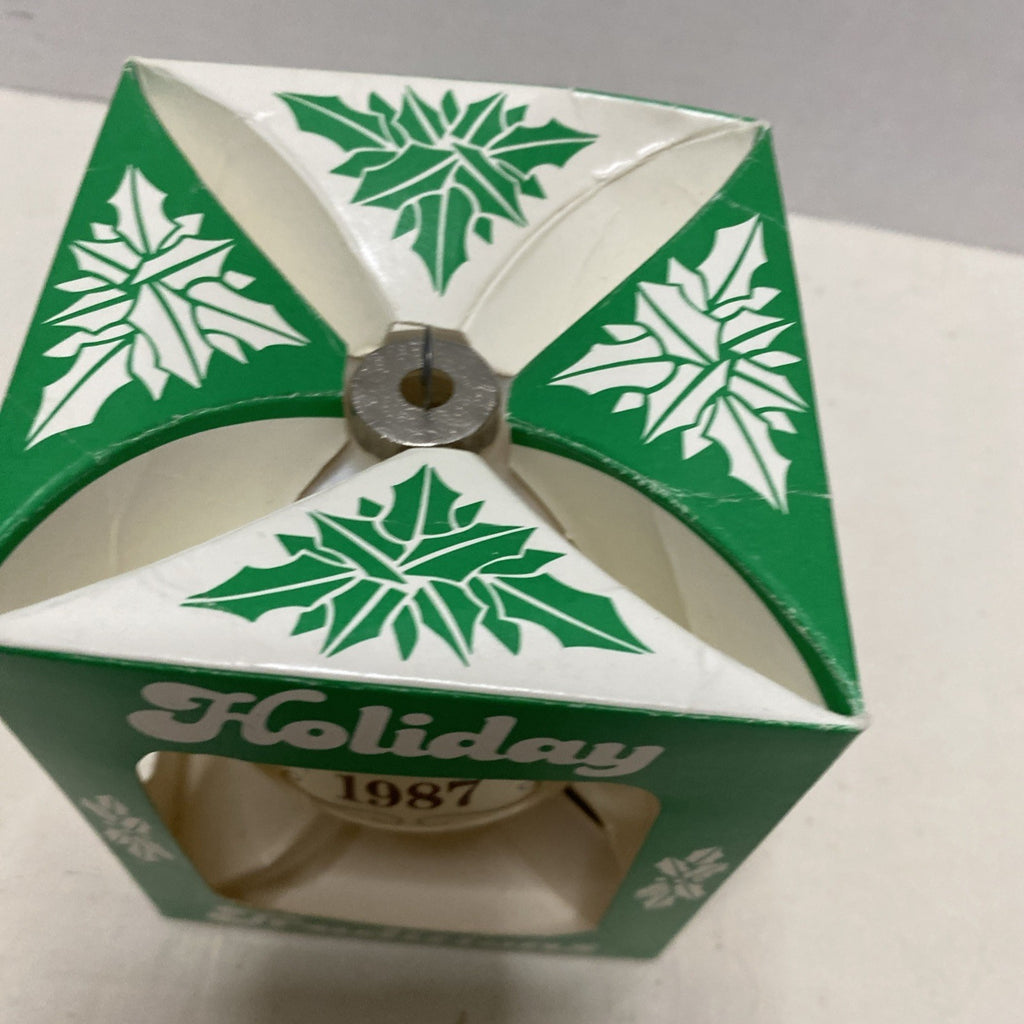 Rare 1987 Vtg Holiday Traditions Victor His Masters Voice Gramophone Ornament 