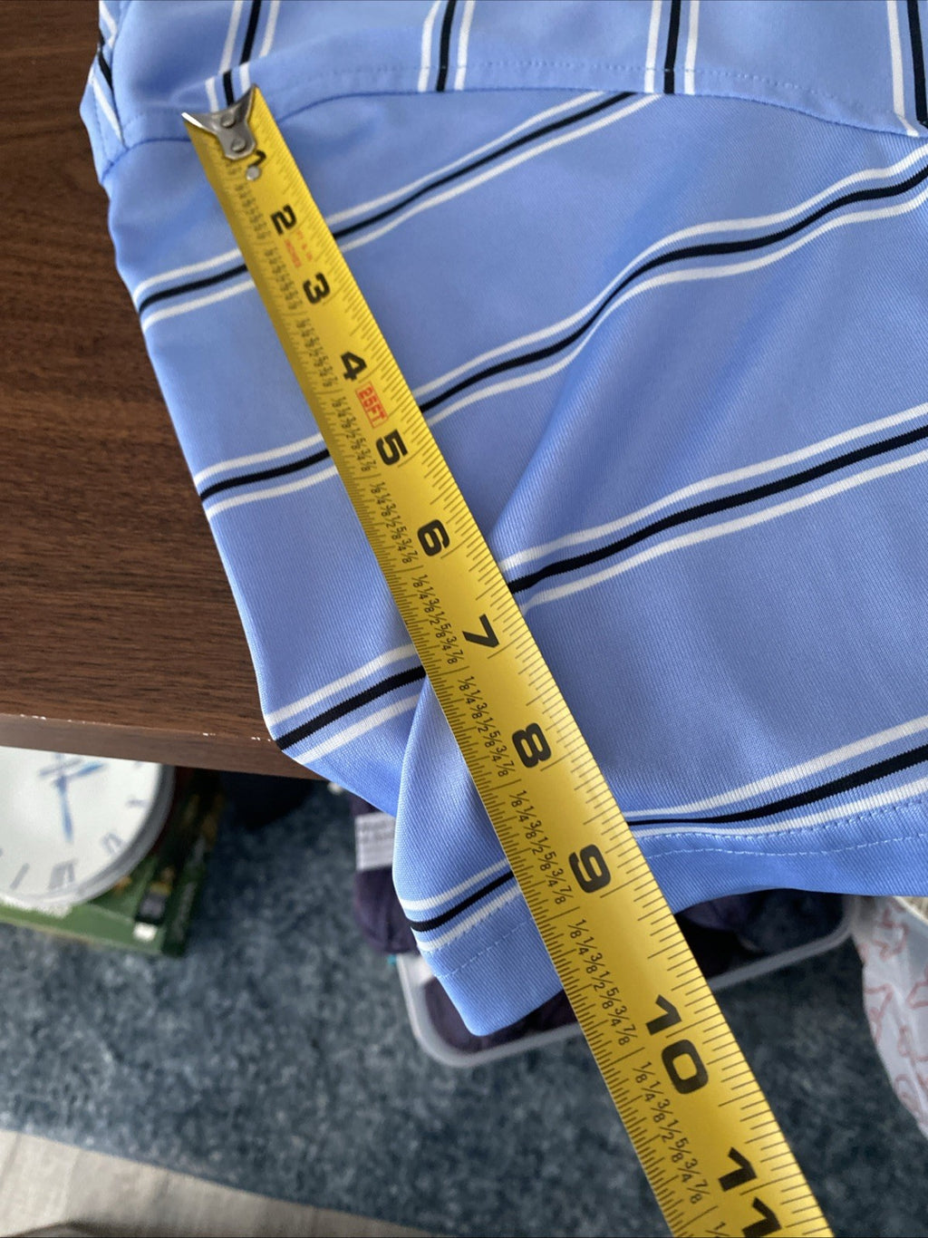 Izod men’s XL polo golf shirt light blue short sleeve