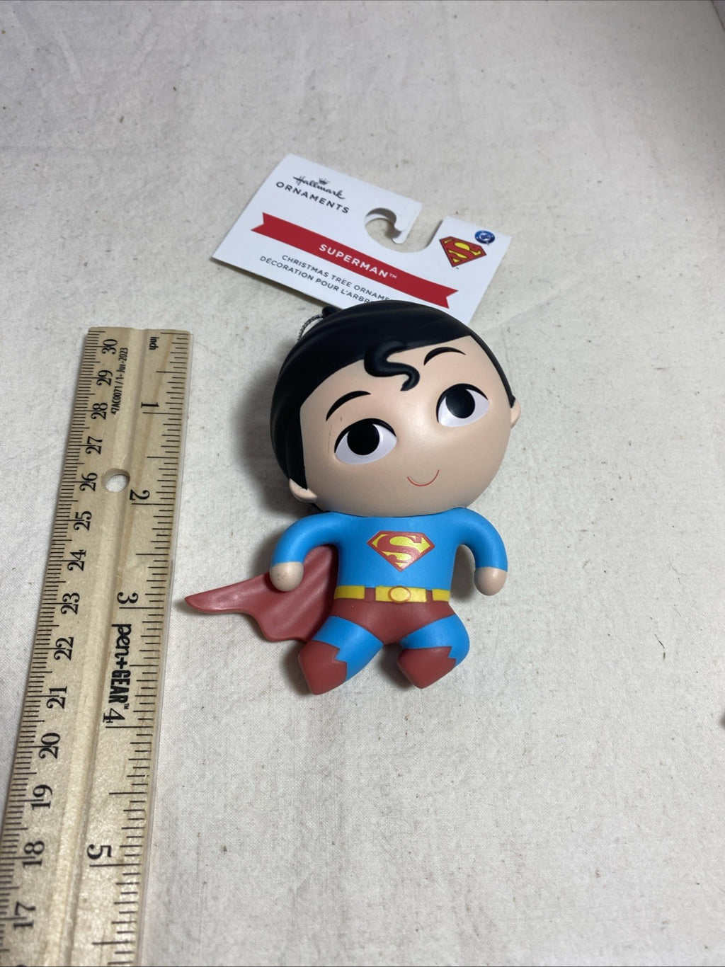 Hallmark Baby Superman Christmas Ornament 3” NEW