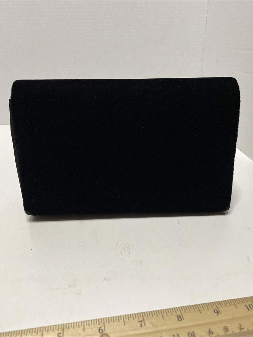 Black Sequin Satin Crossbody Evening Bag Crossbody Purse 8.5” X 5.5”