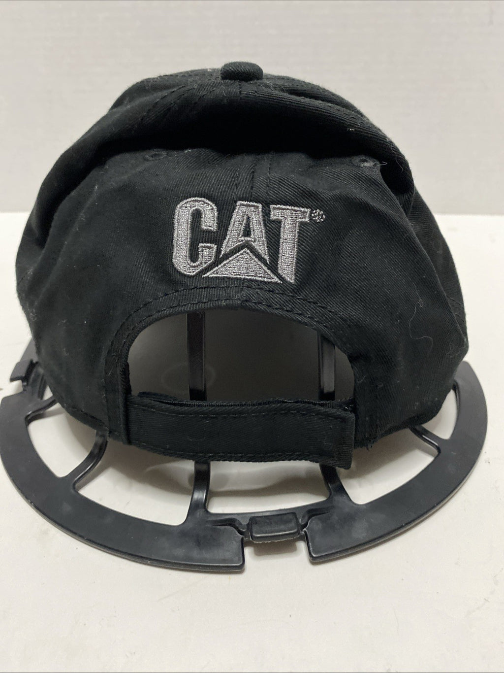 CATERPILLAR Men's  Blank And Grey Stripes Patch Adjustable
