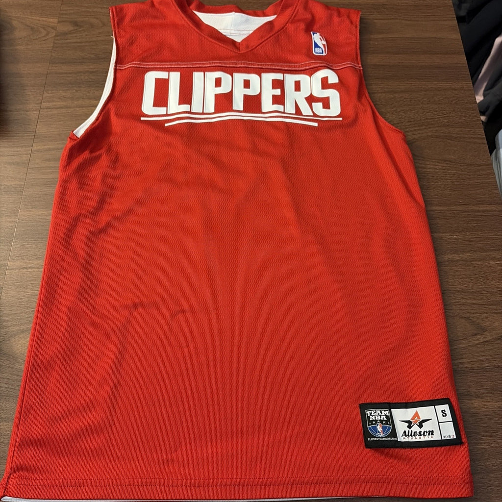 Men’s Small Kawhi Leonard Clippers Basketball Reversible Jersey #2 Red White