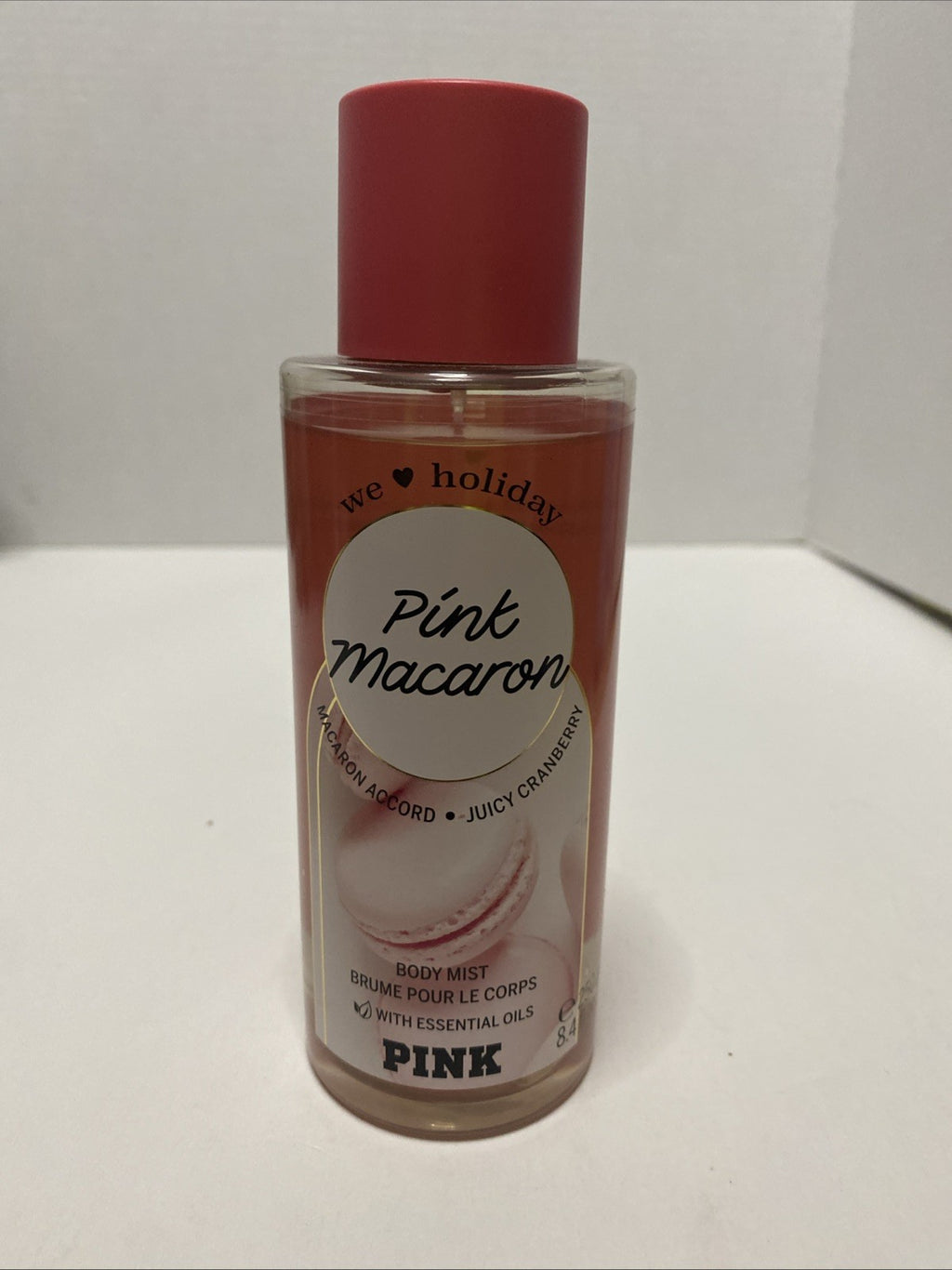 VICTORIA'S SECRET PINK MACARON BODY MIST SPRAY 8.4 FL OZ