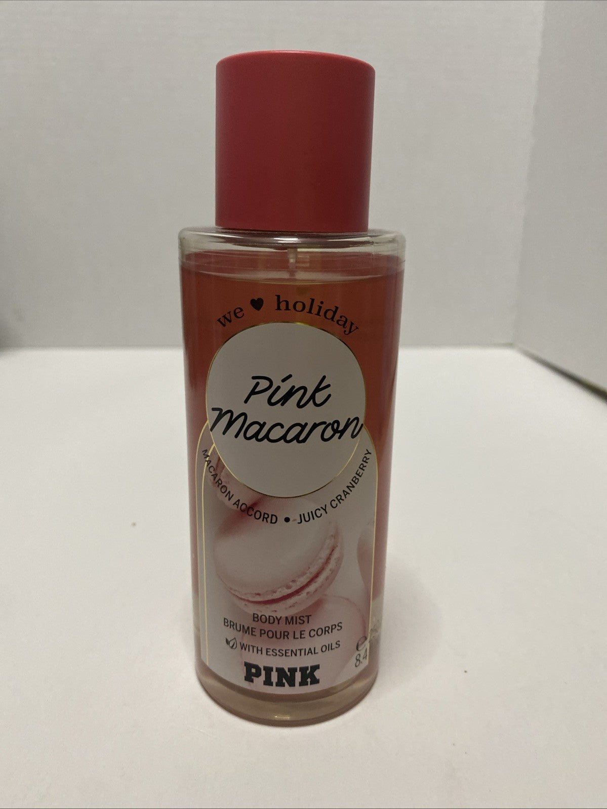 VICTORIA'S SECRET PINK MACARON BODY MIST SPRAY 8.4 FL OZ