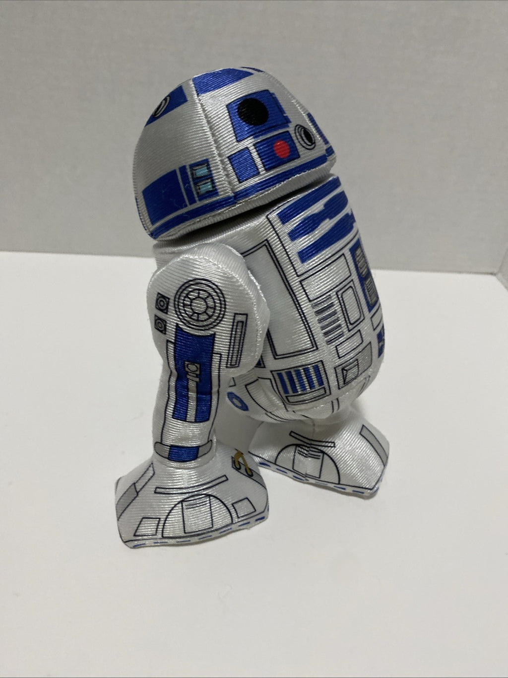 Disney Store Star Wars The Force Awakens R2-D2 Robot 8'' Plush (Head Turns)