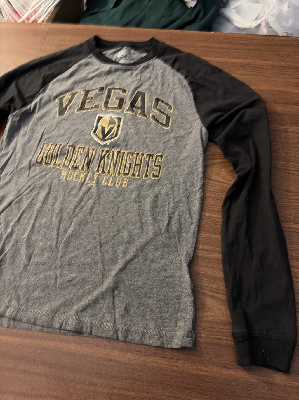 NHL Las Vegas Golden Knights Hockey Club Long Sleeve Men’s Small 34/36 Shirt