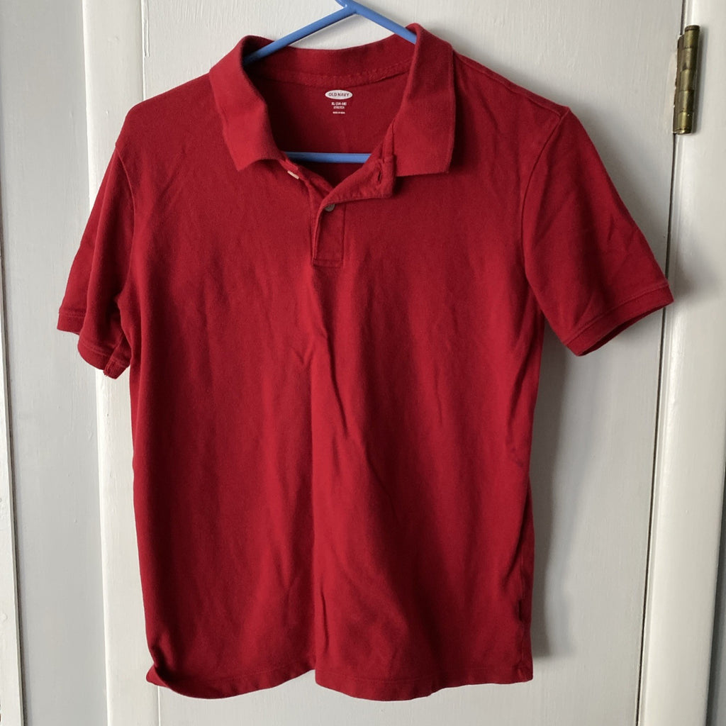 Old Navy Boys Short-Sleeve Polo Shirt XL 14/16