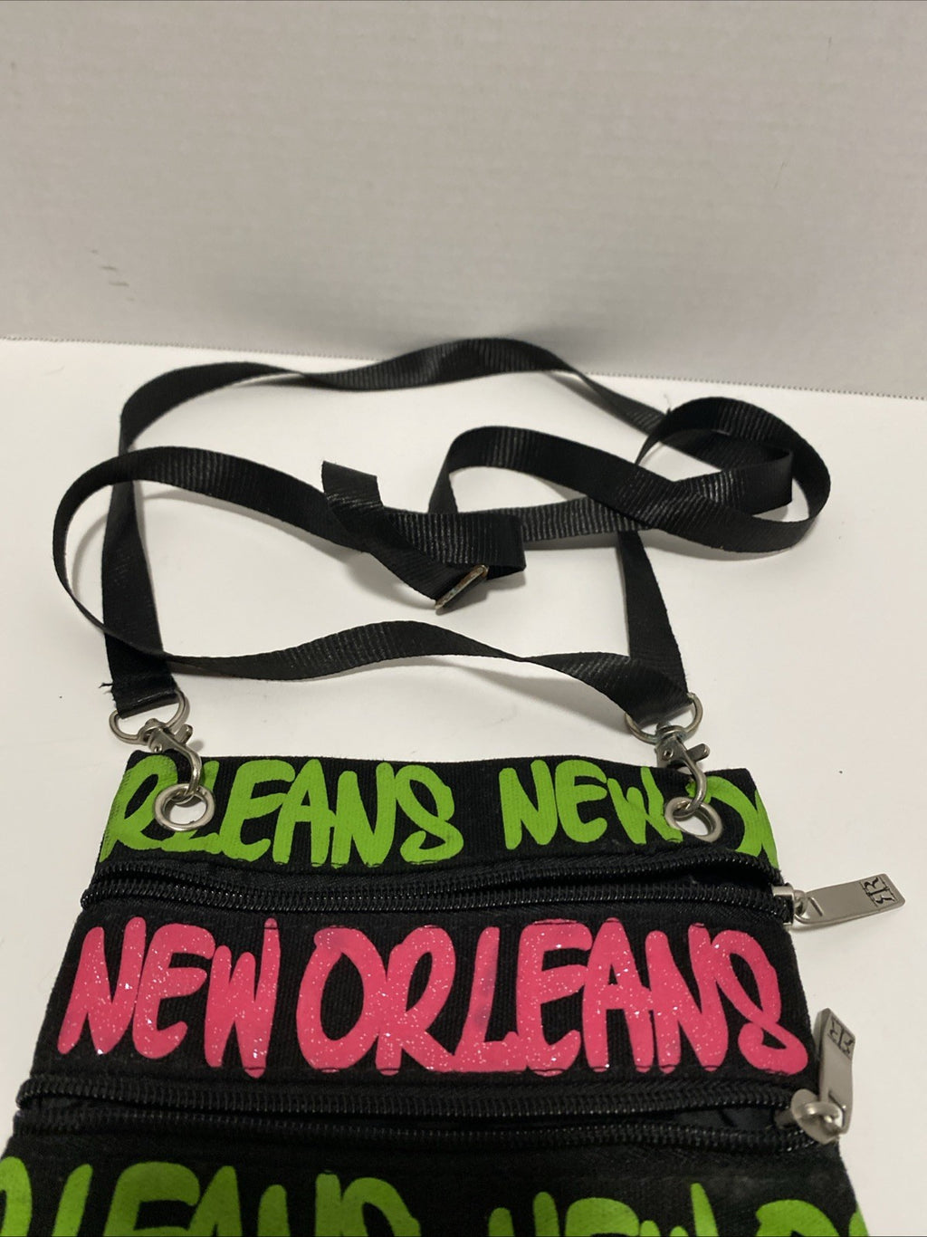 Robin Ruth Crossbody Bag New Orleans vacation double zipper adjustable straps