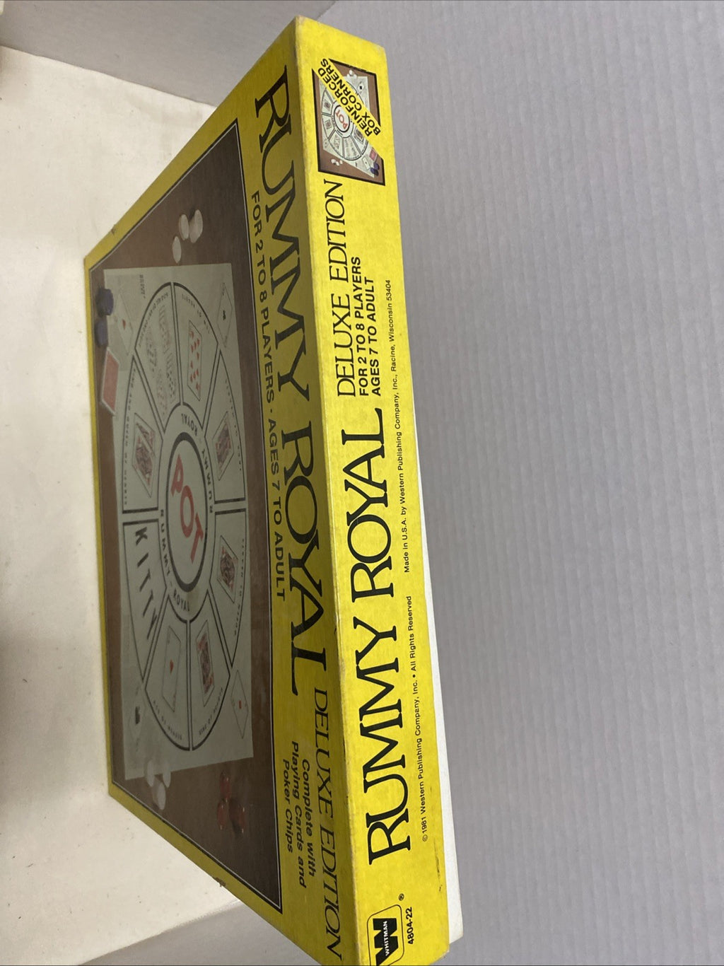 Vintage Rummy Royal Deluxe Edition Game 1981 Whitman Complete