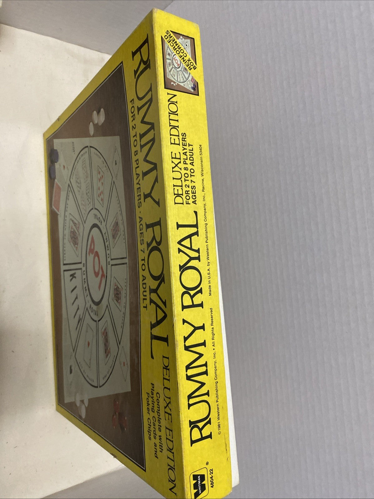 Vintage Rummy Royal Deluxe Edition Game 1981 Whitman Complete