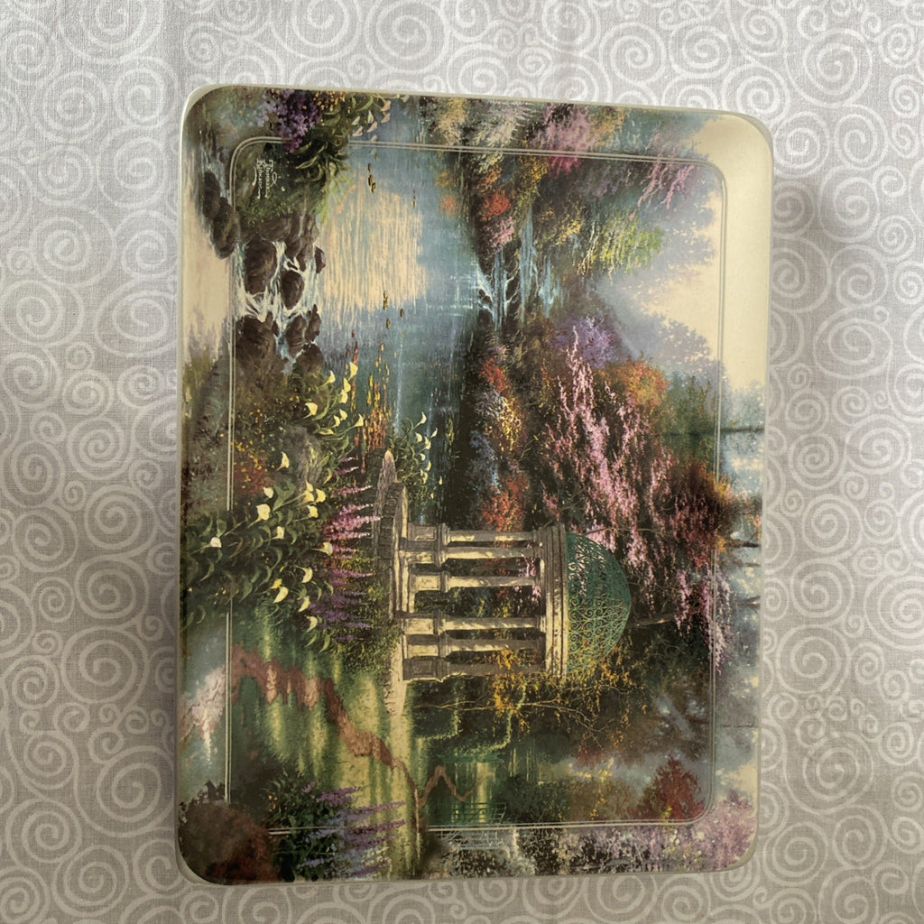 Thomas Kincade 1998 “The Garden Of Prayer” Collectors Plate Bradford Exchange 